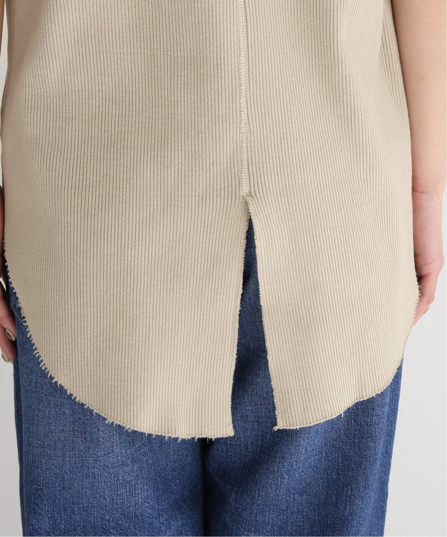 R JUBILEE / アールジュビリー】Big Rib Henly Neck Tops（Tシャツ 