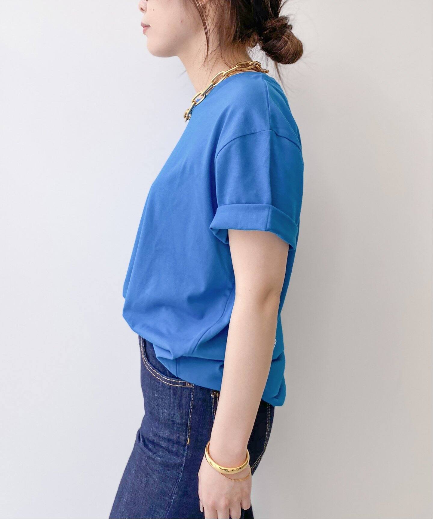 Les Petits Basics / ルベーシック】Royal BLUE LOGO Tee（Tシャツ  