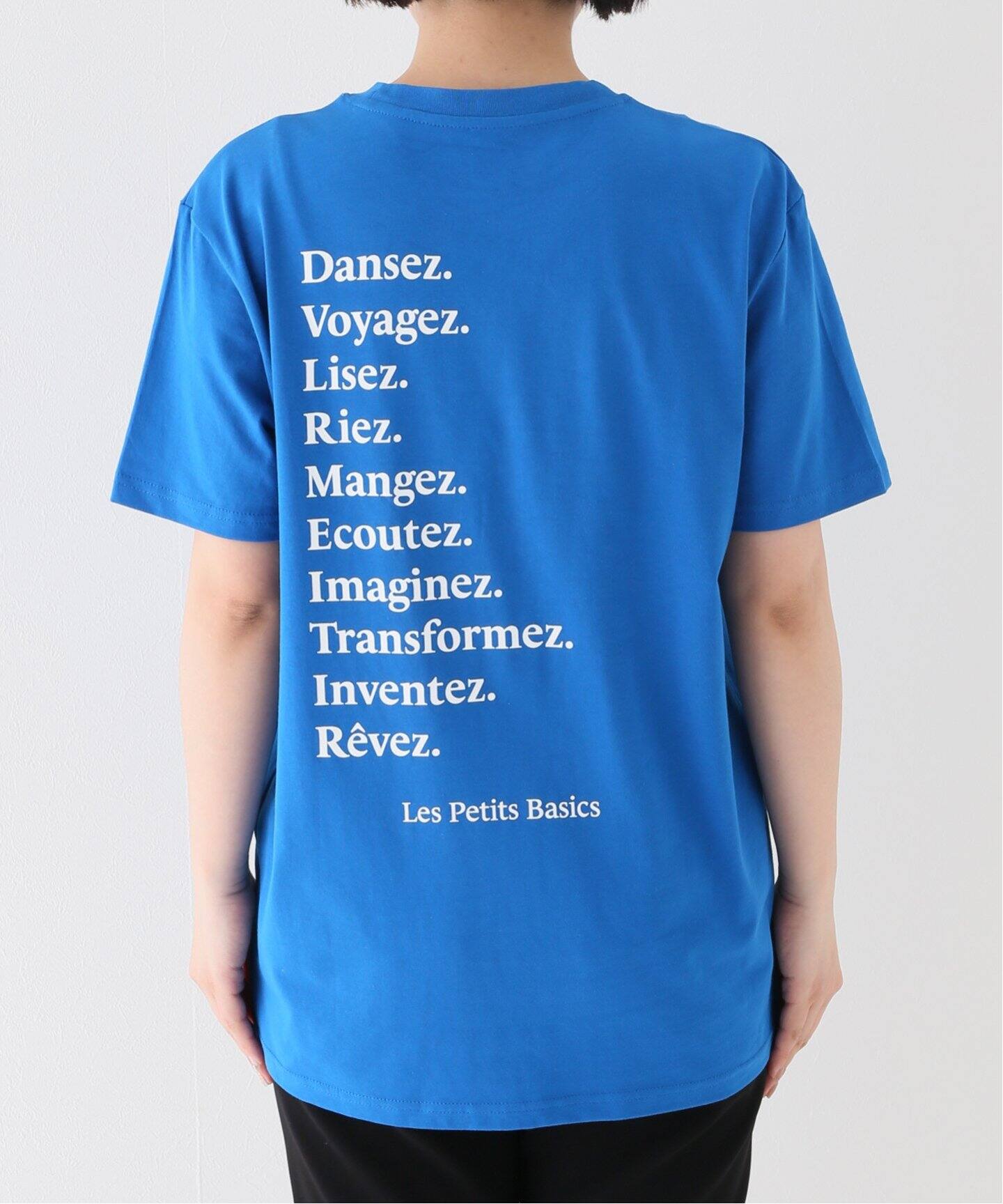 Les Petits Basics / ルベーシック】Royal BLUE LOGO Tee（Tシャツ  