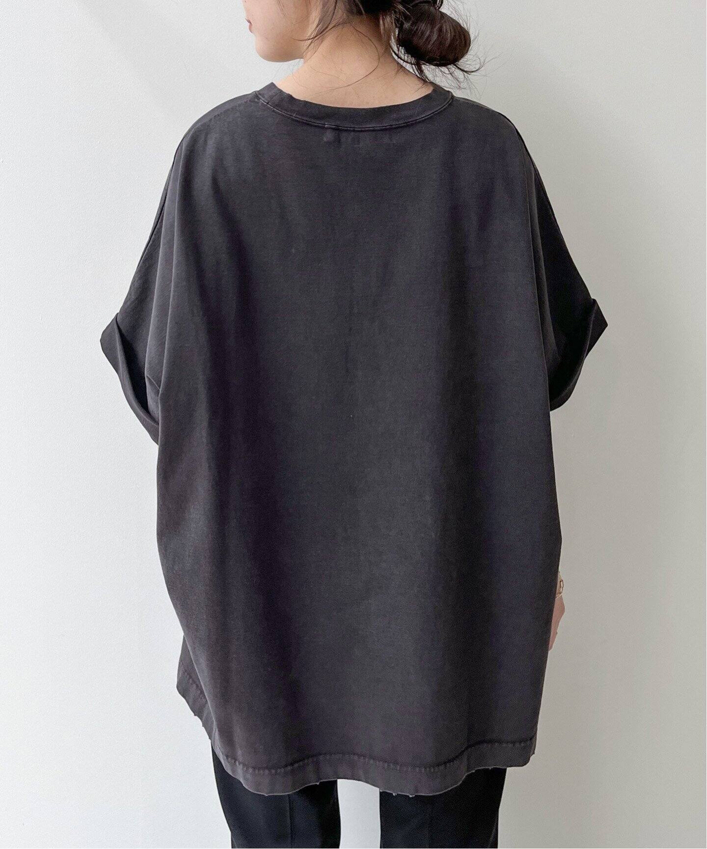 R JUBILEE/アール ジュビリー】roll up over size tee（Tシャツ 