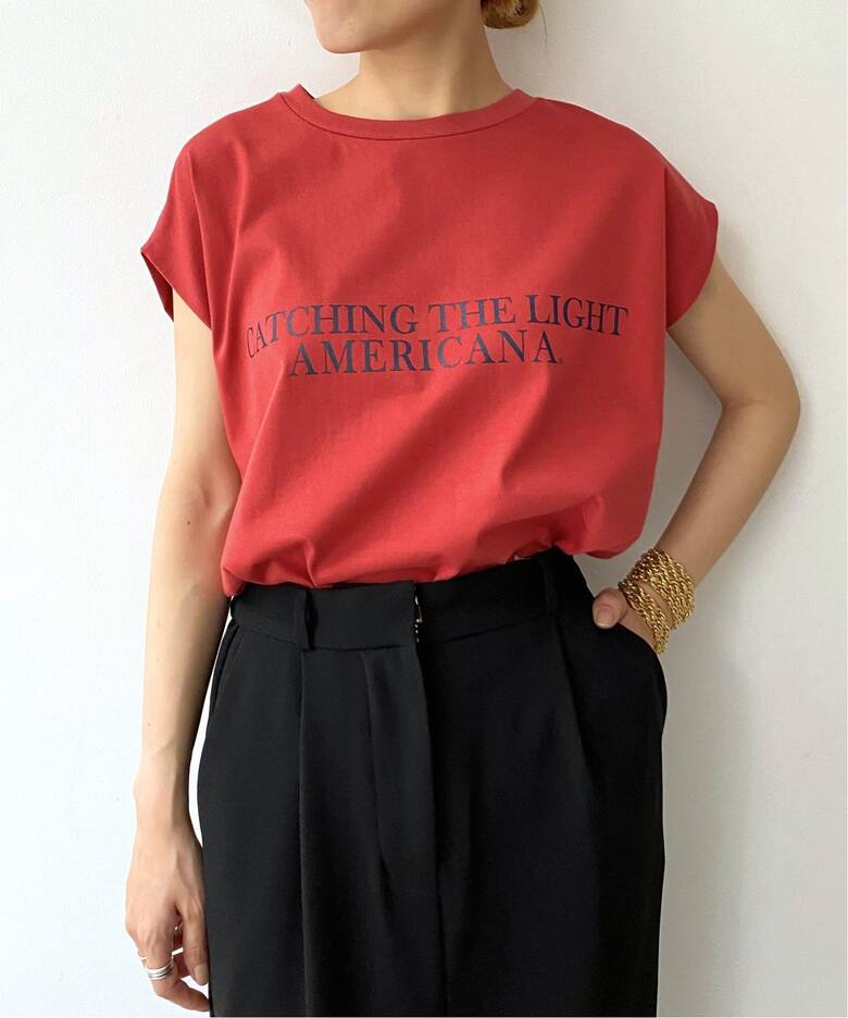 Americana/アメリカーナ】N/S LOGO TEE（Tシャツ／カットソー）｜L 