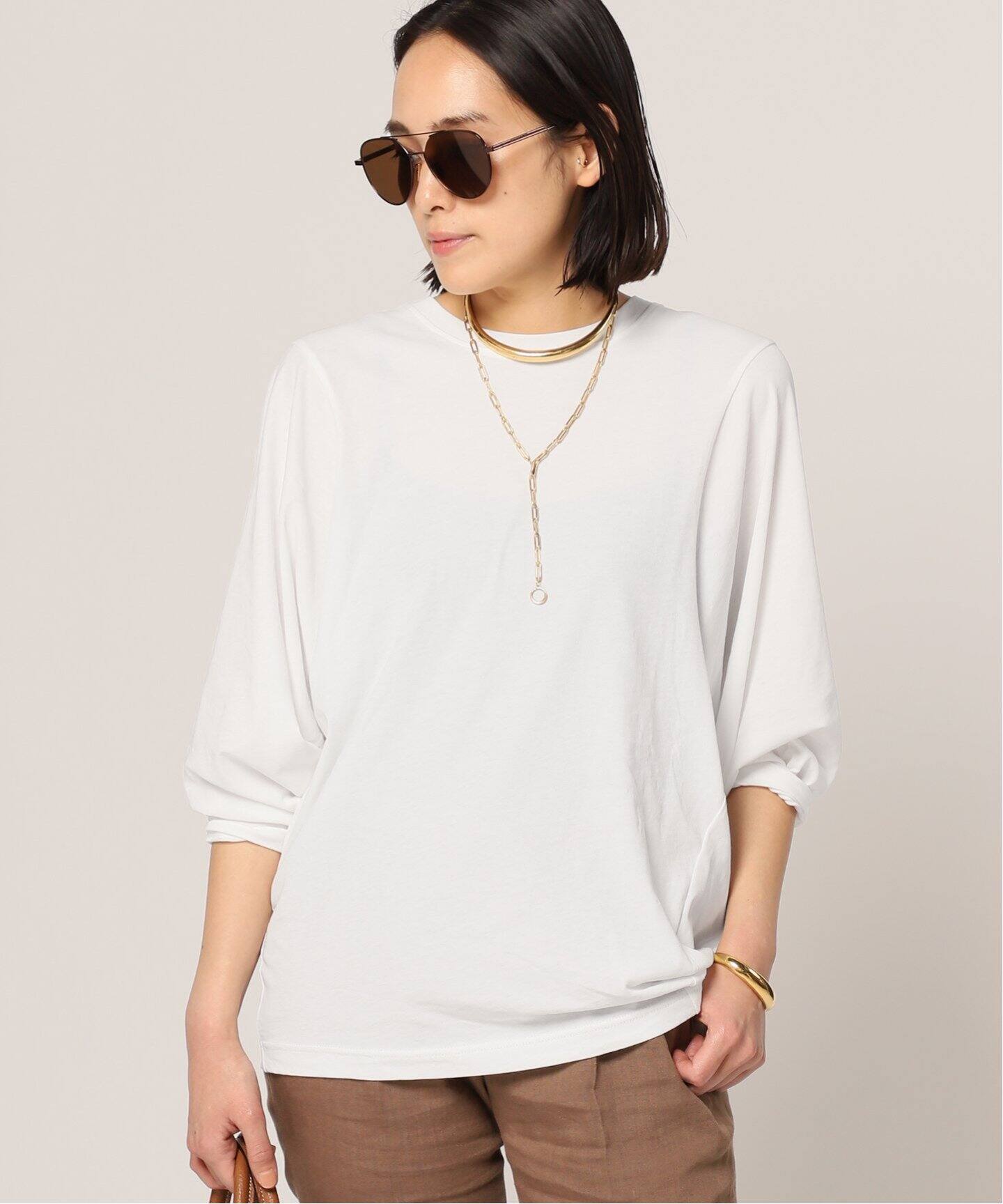 ワイドスリーブTシャツ（Tシャツ／カットソー）｜AP STUDIO（エーピー  