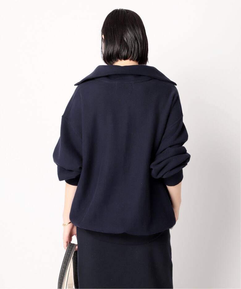 AMERICANA/アメリカーナ】 ハーフジップ スウェットプルオーバー（T  