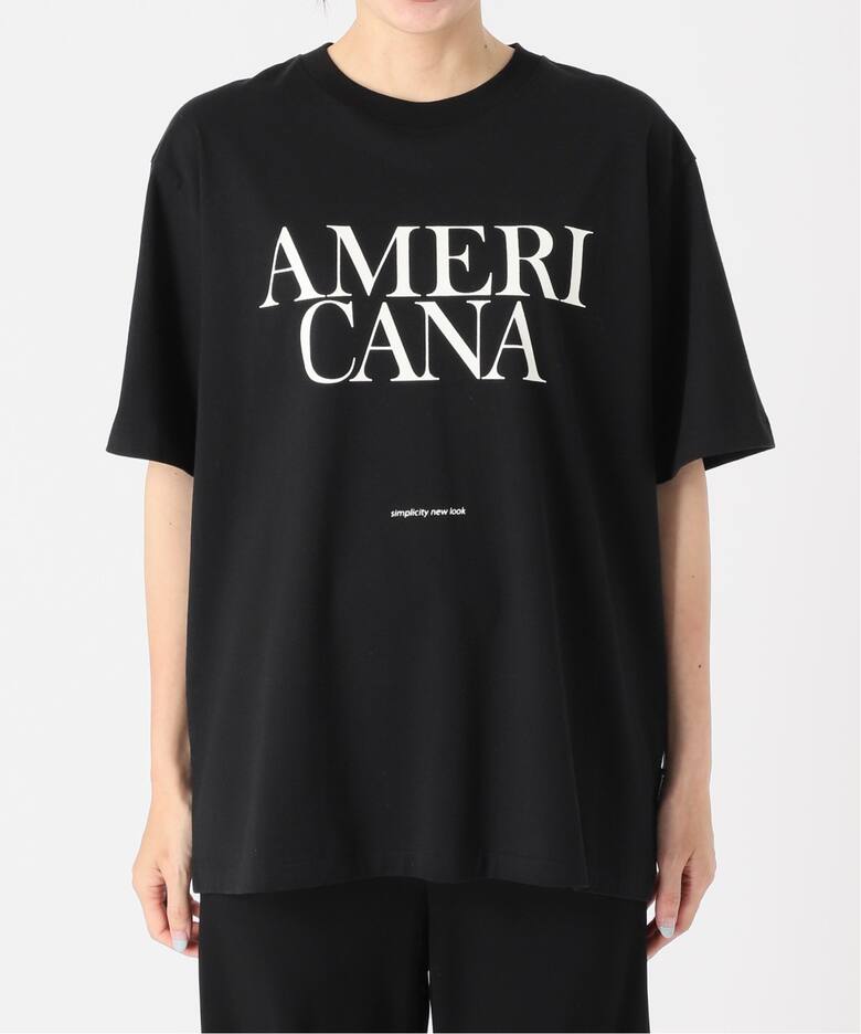 AMERICANA/アメリカーナ】ロゴTシャツ（Tシャツ／カットソー）｜AP 