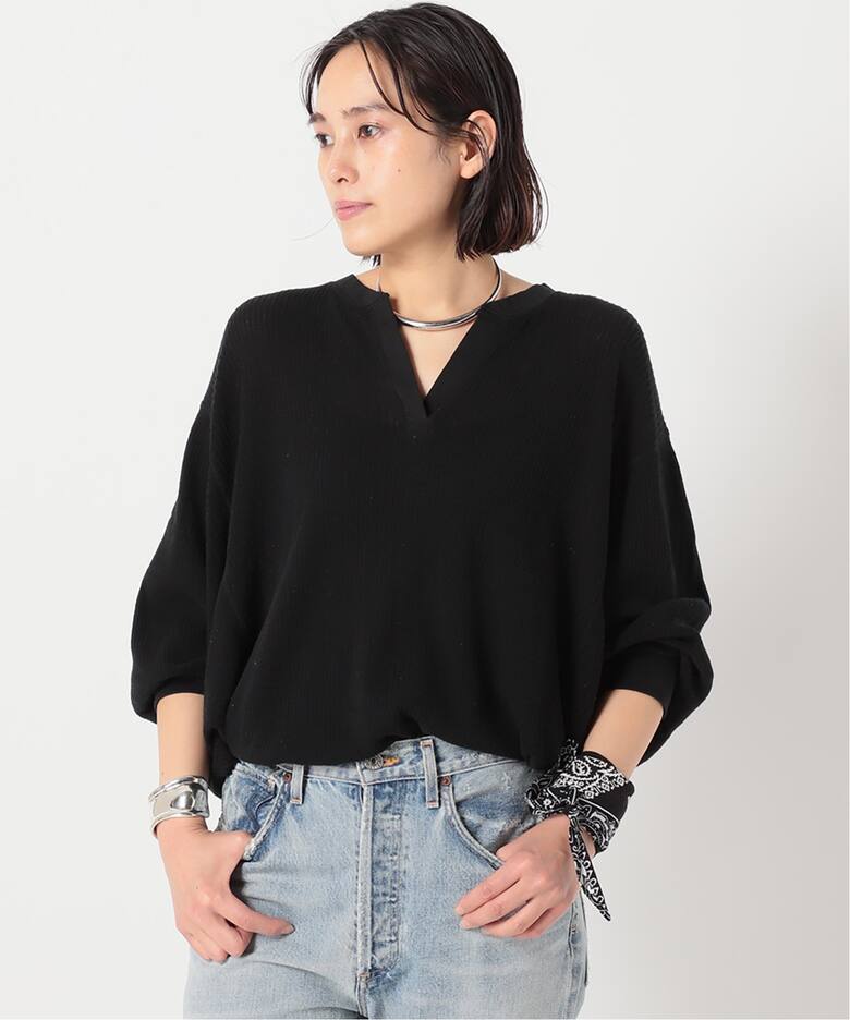 AP STUDIO 嵌め アサ ドルマンプルオーバー