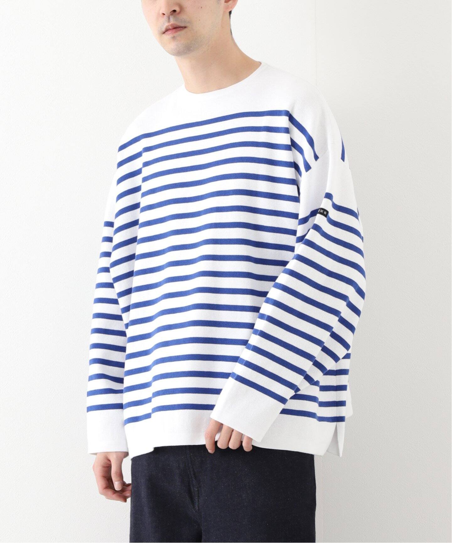 is-ness / イズネス】LONG SLEEVE BASQUE SHIRT（Tシャツ／カットソー 