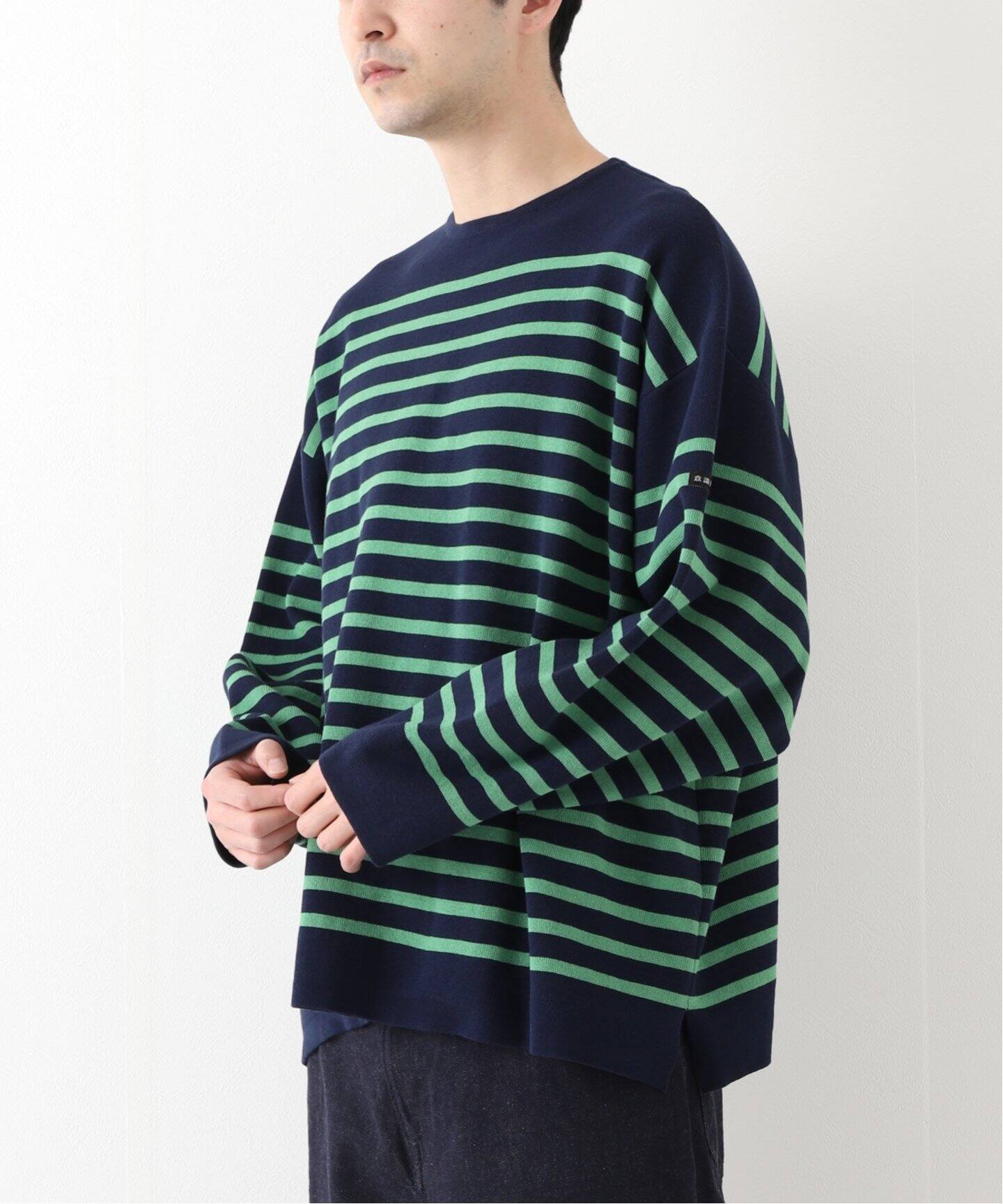 is-ness / イズネス】LONG SLEEVE BASQUE SHIRT（Tシャツ／カットソー 