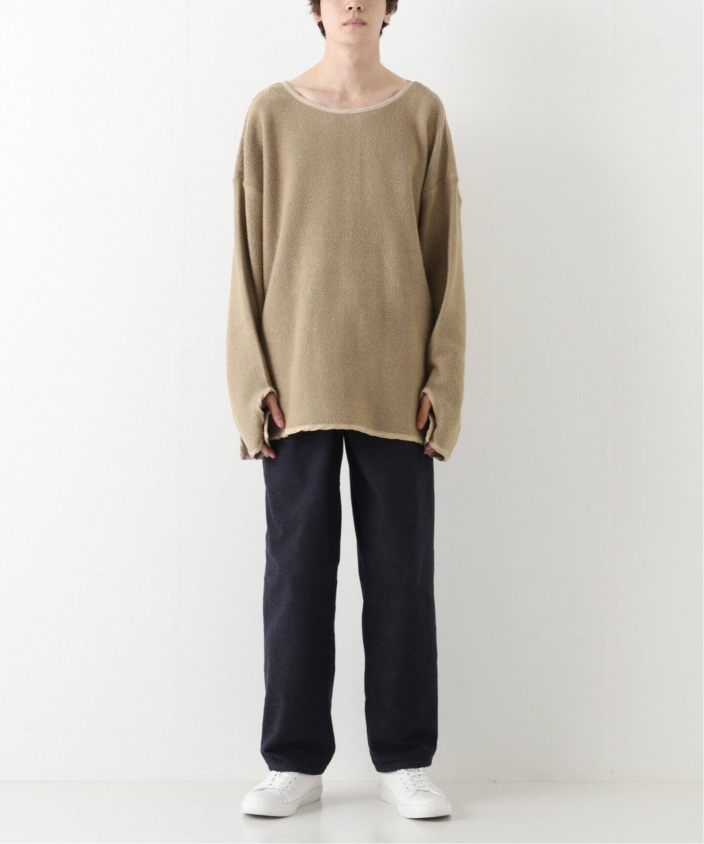 ENCOMING / インカミング】PIPING SWEAT JUMPER（Tシャツ／カットソー 