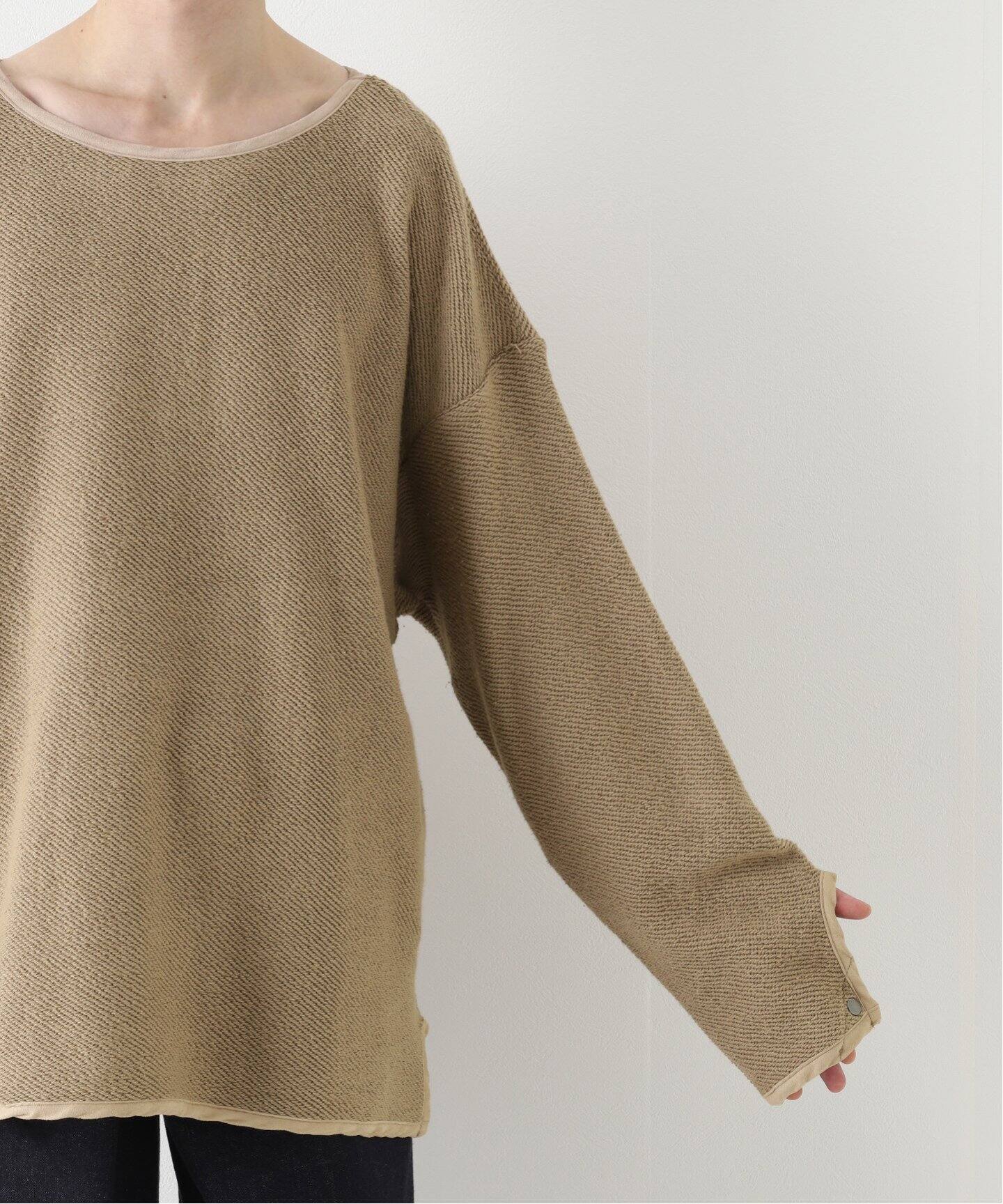 ENCOMING / インカミング】PIPING SWEAT JUMPER（Tシャツ／カットソー 