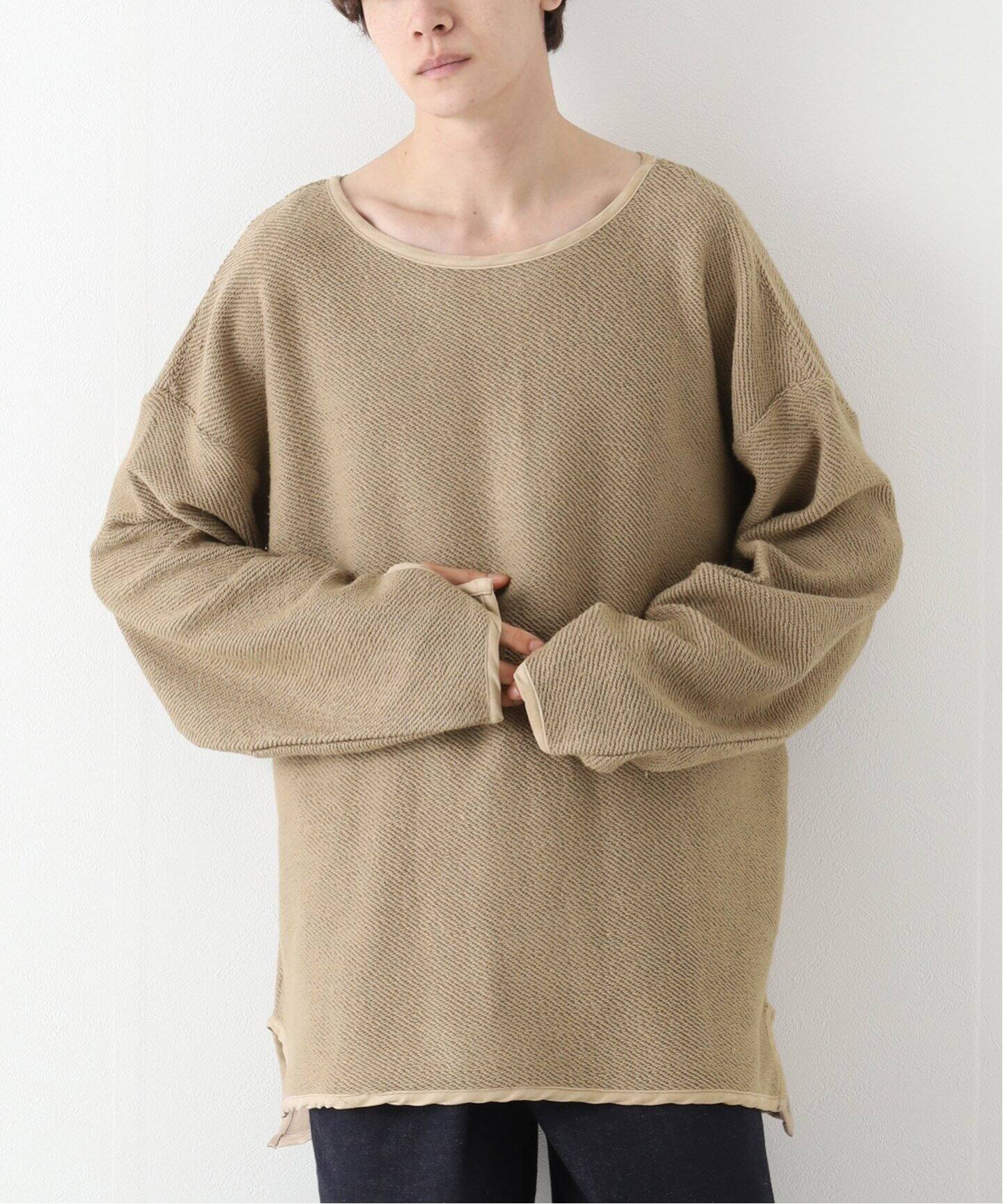 ENCOMING / インカミング】PIPING SWEAT JUMPER（Tシャツ／カットソー 