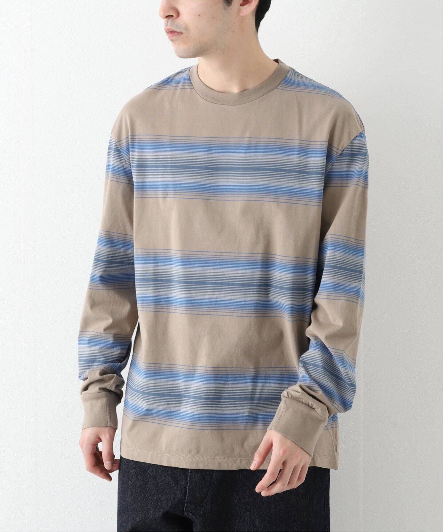 UNUSED / アンユーズド】US2185 OMBRE BORDER L/S（Tシャツ 