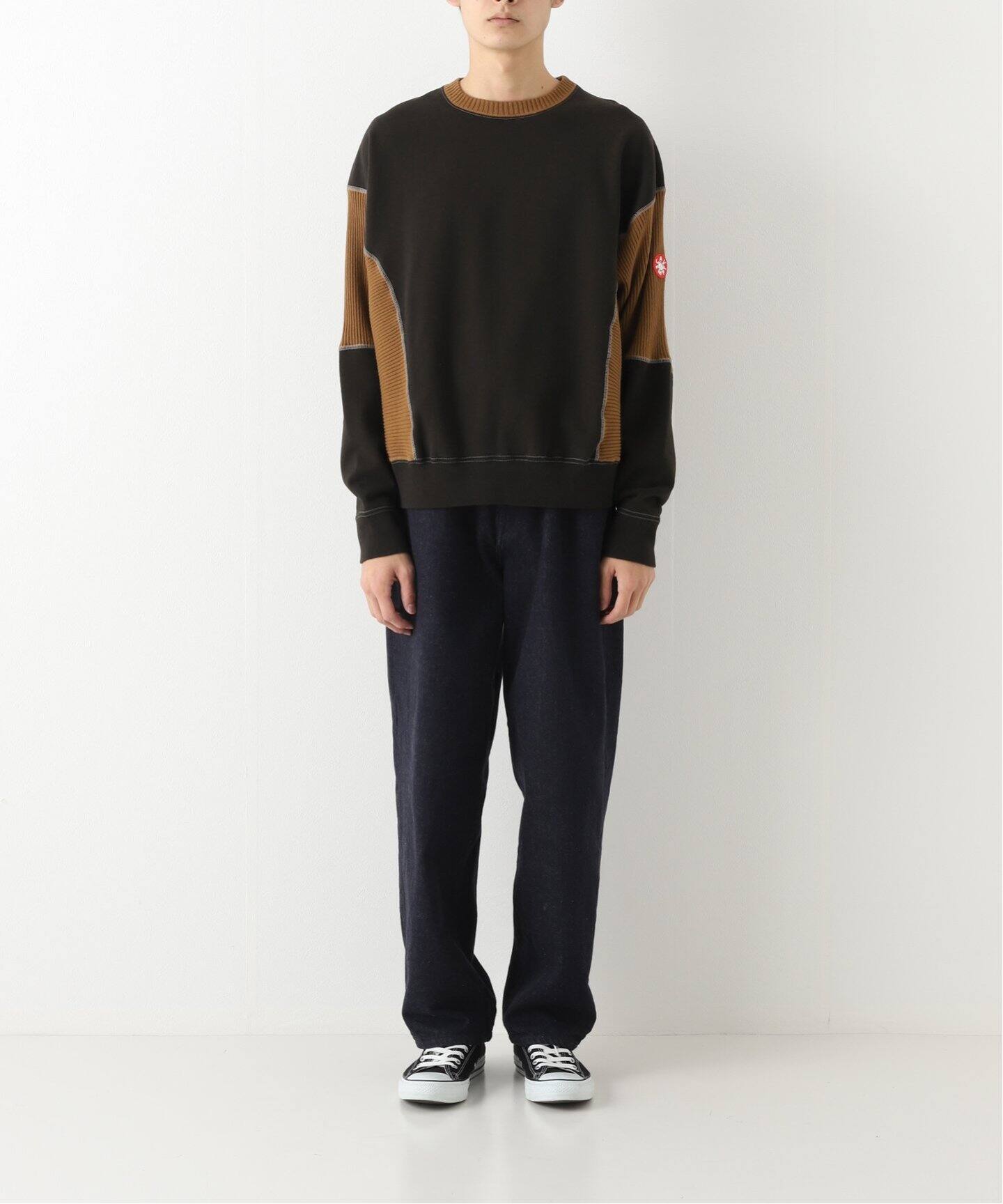 C.E / シーイー】WIDE RIB CUT CREW NECK（Tシャツ／カットソー 