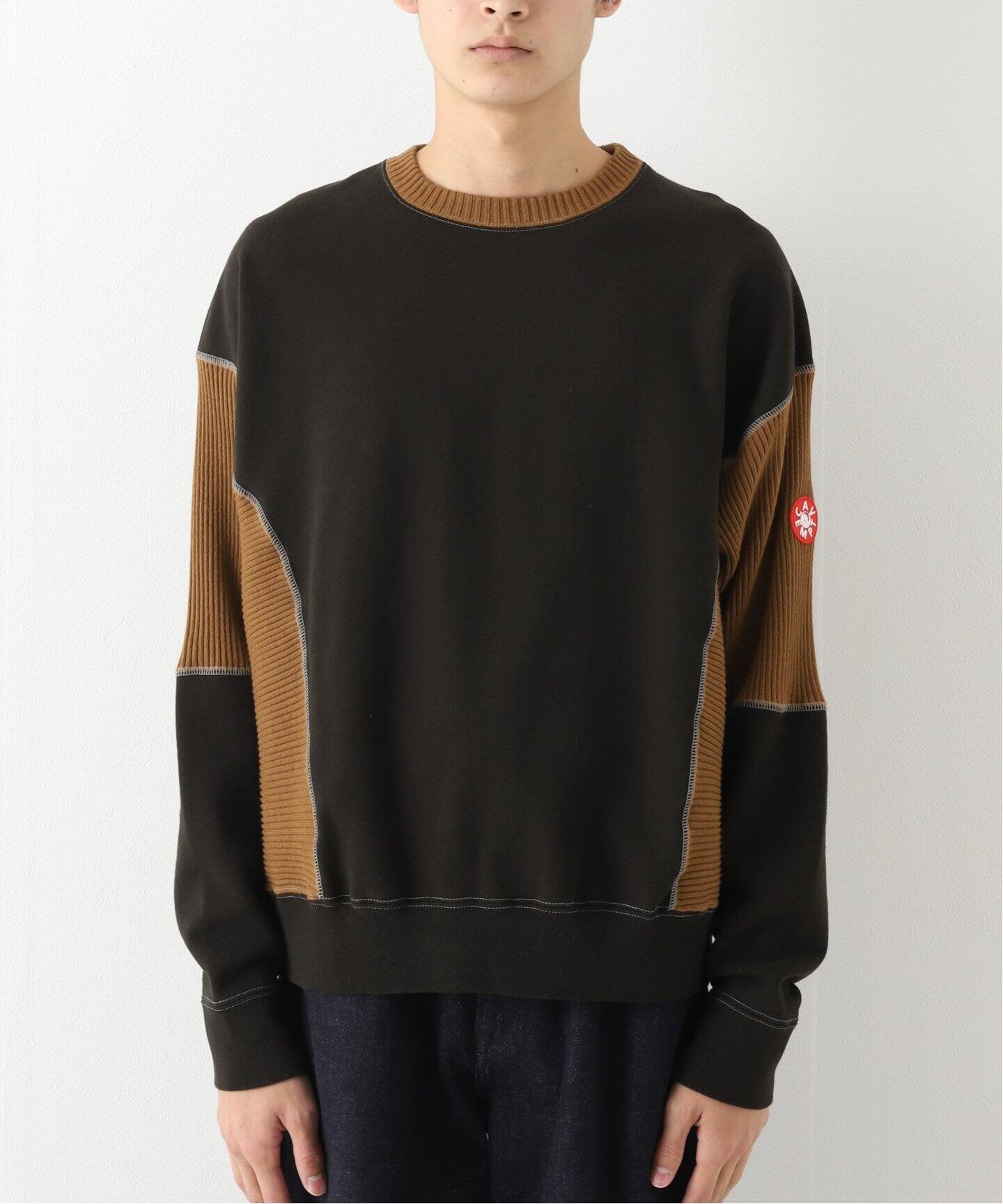 C.E / シーイー】WIDE RIB CUT CREW NECK（Tシャツ／カットソー 