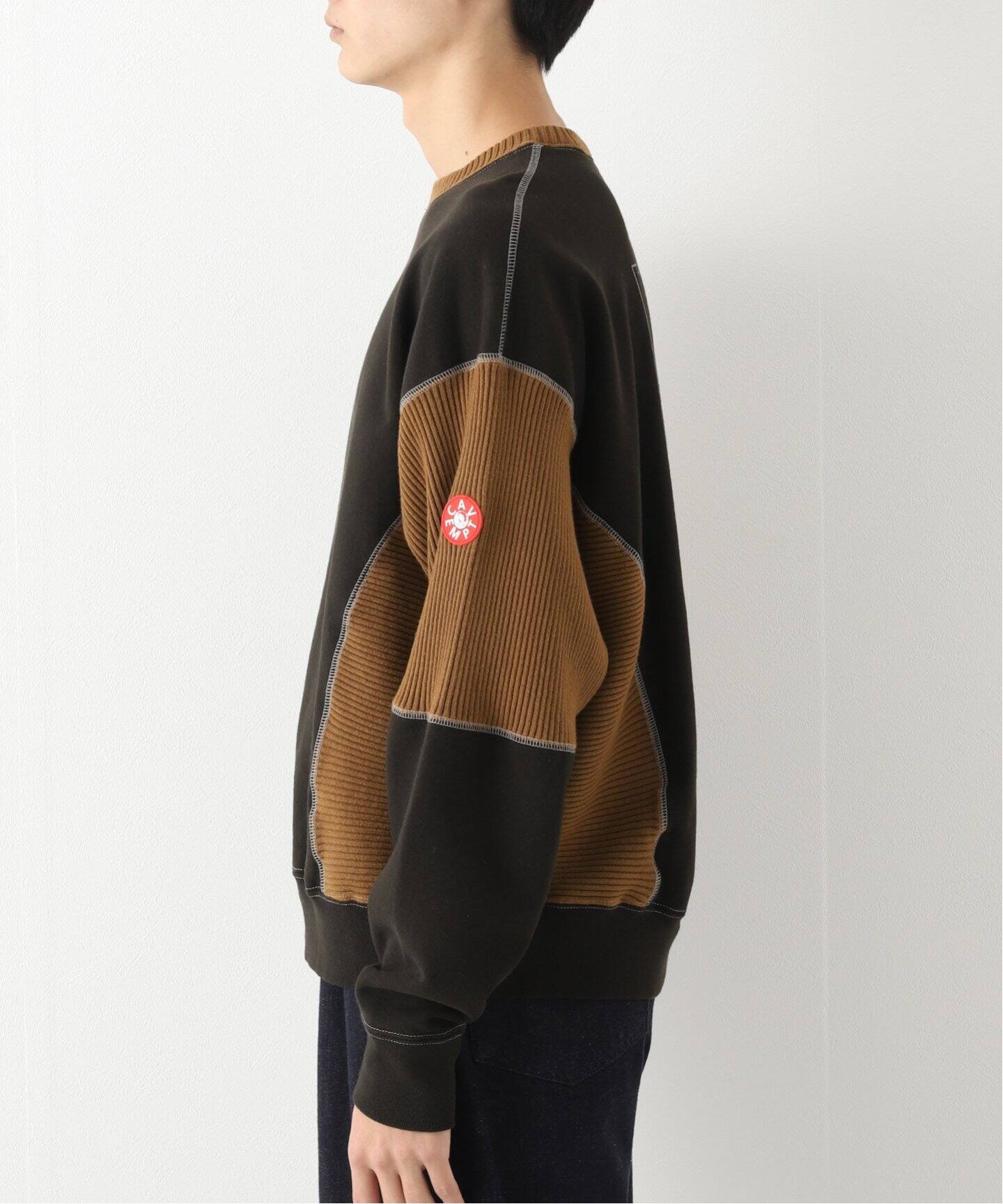 C.E / シーイー】WIDE RIB CUT CREW NECK（Tシャツ／カットソー 