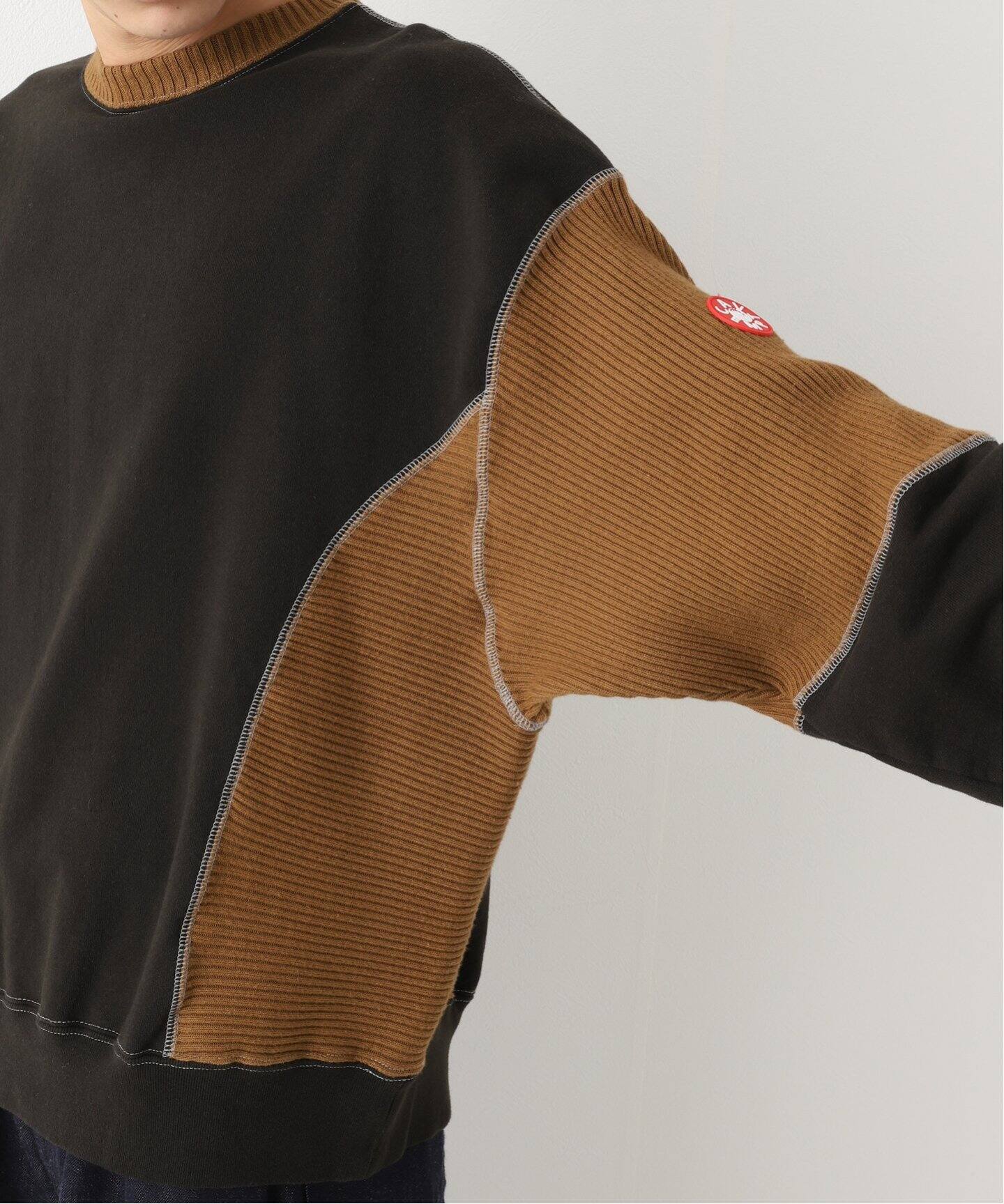 C.E / シーイー】WIDE RIB CUT CREW NECK（Tシャツ／カットソー 