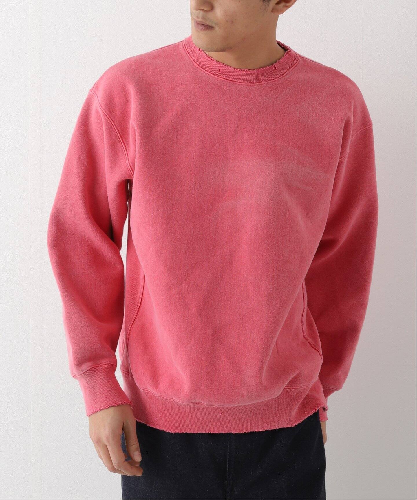 ANCELLM / アンセルム】WISM 別注 DAMAGE SWEAT（Tシャツ／カットソー 