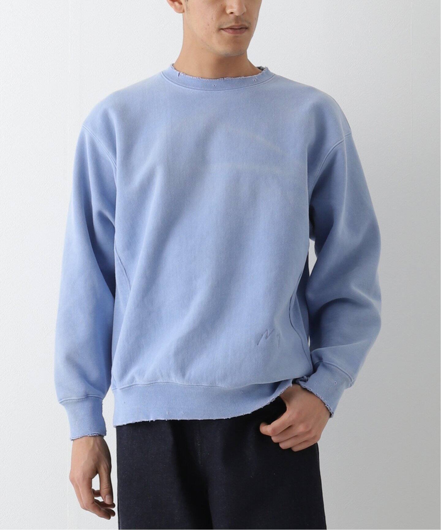 ANCELLM / アンセルム】WISM 別注 DAMAGE SWEAT（Tシャツ／カットソー 