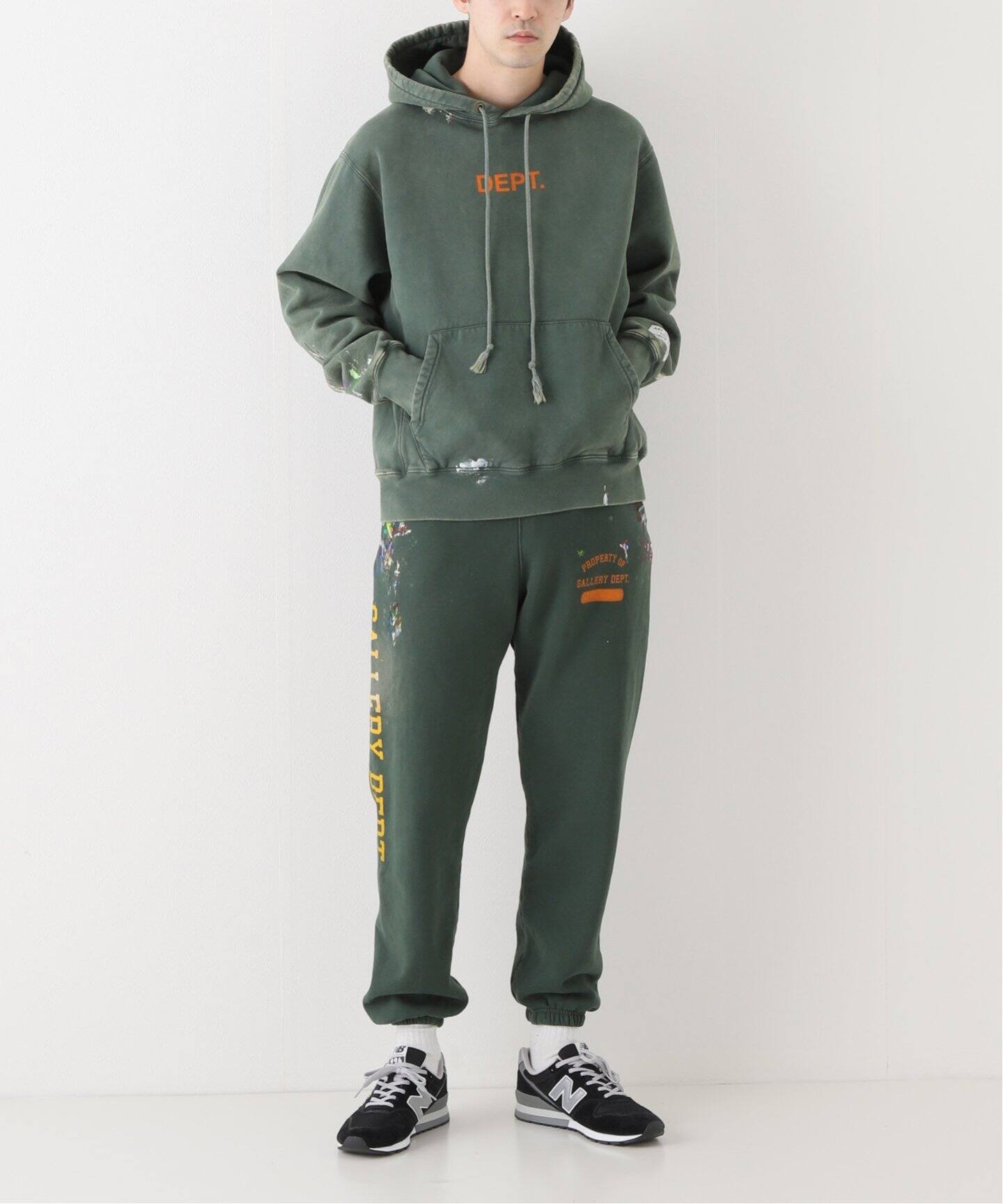 GALLERY DEPT. / ギャラリーデプト】CENTER LOGO HOODIE（パーカー 