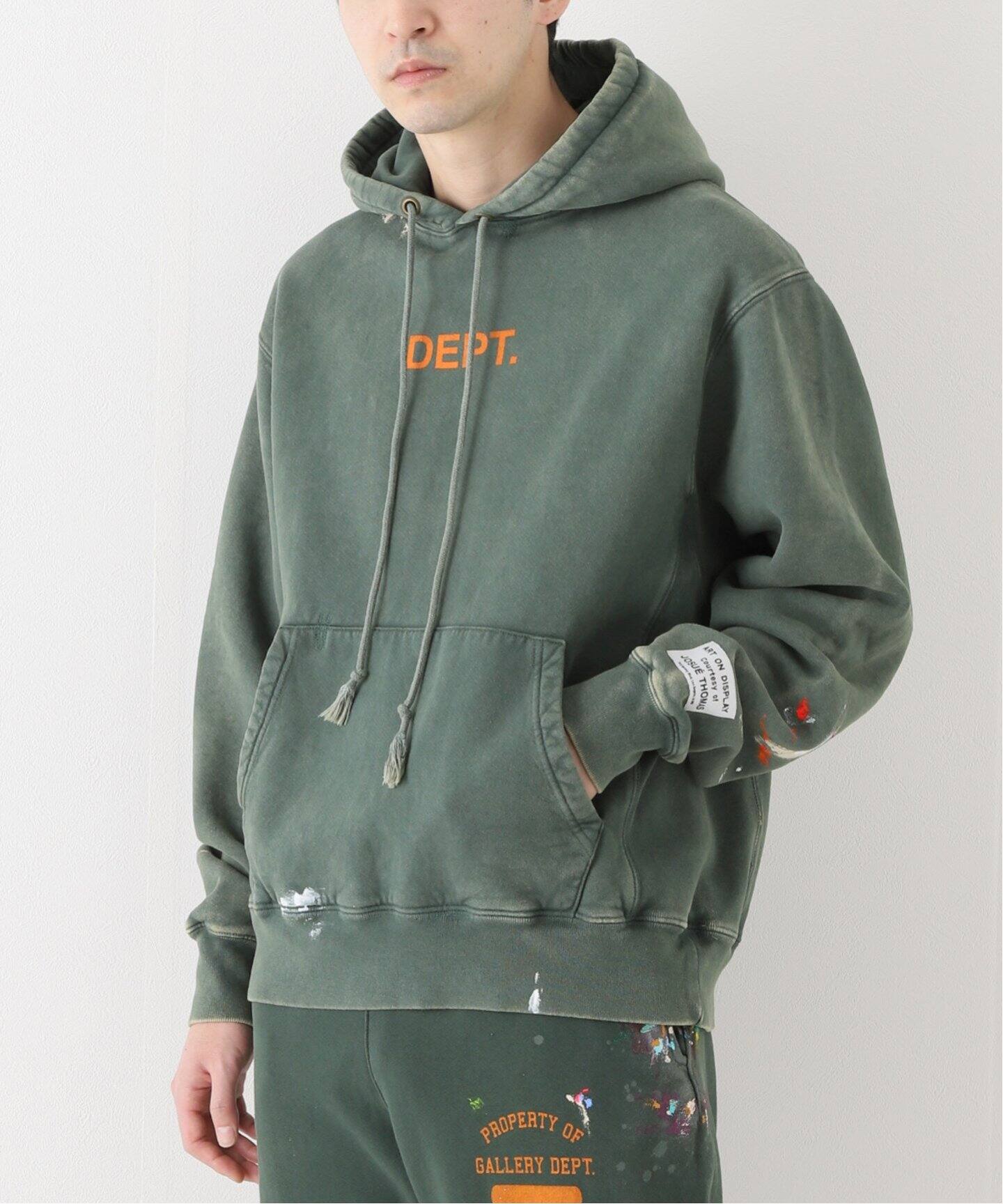 GALLERY DEPT. / ギャラリーデプト】CENTER LOGO HOODIE（パーカー 