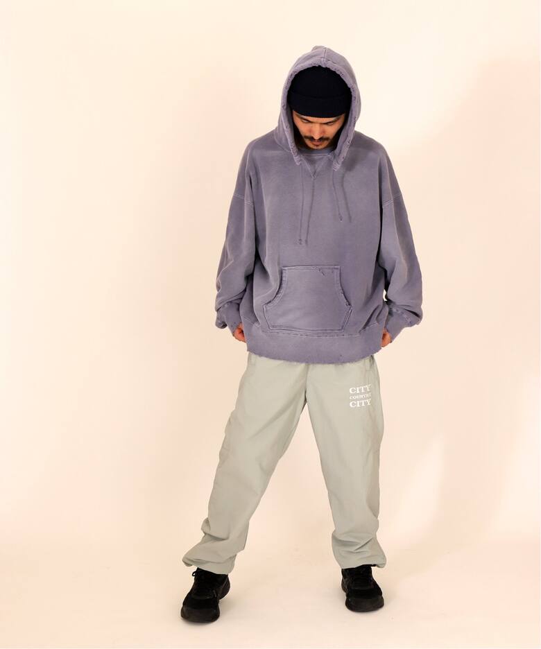 ANCELLM / アンセルム】WISM 別注 DAMAGE SWEAT HOODIE（パーカー 