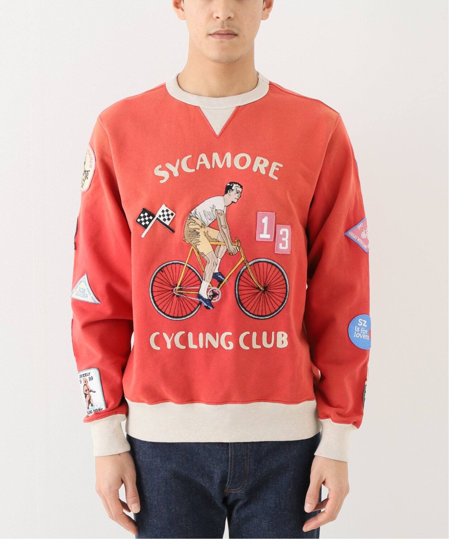 Samuel Zelig / サミュエル ゼリグ】CYCLING CREWNECK（スウェット 
