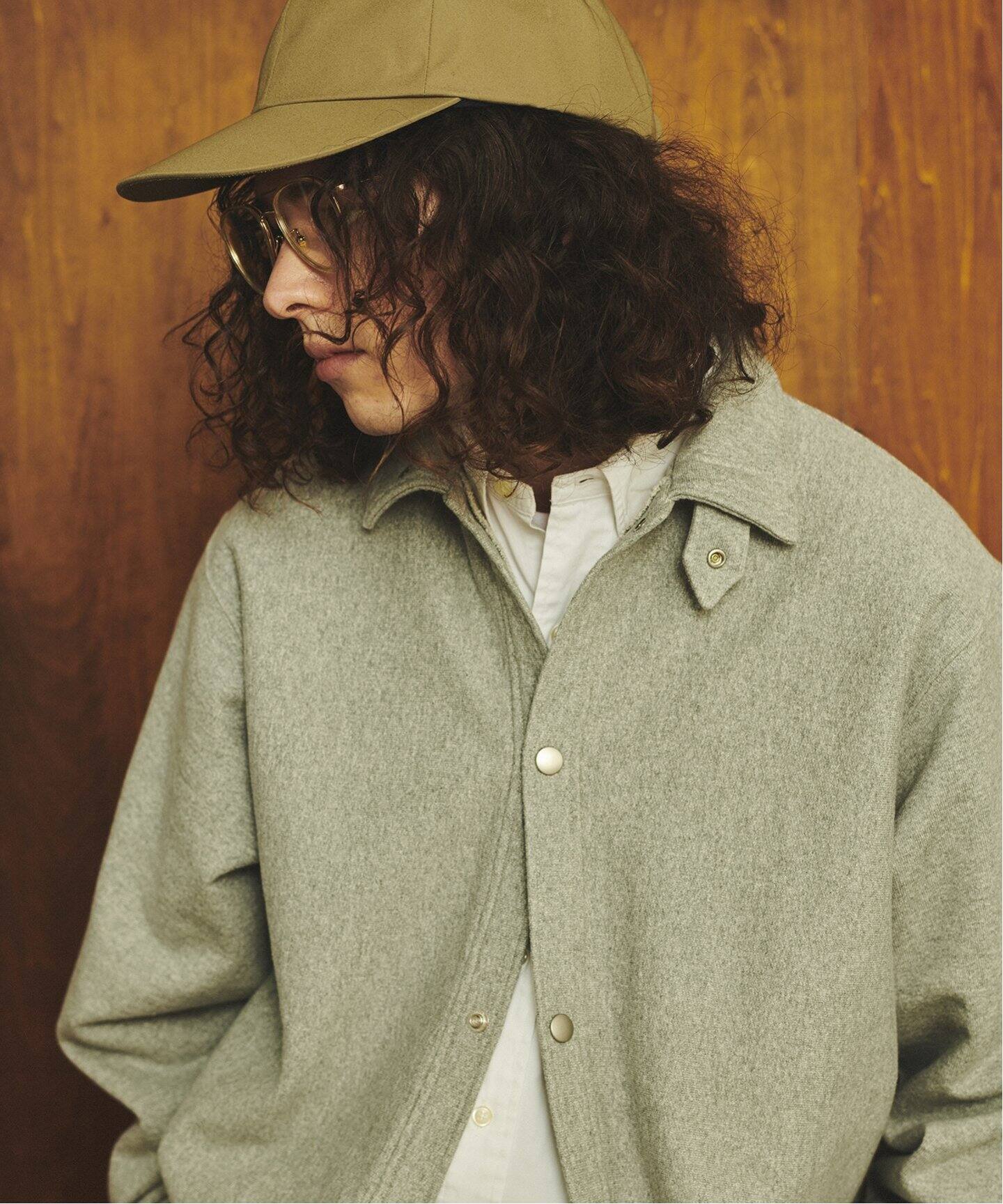 STANDARD JOURNAL / スタンダード ジャーナル】Snap sweat cardigan BY  