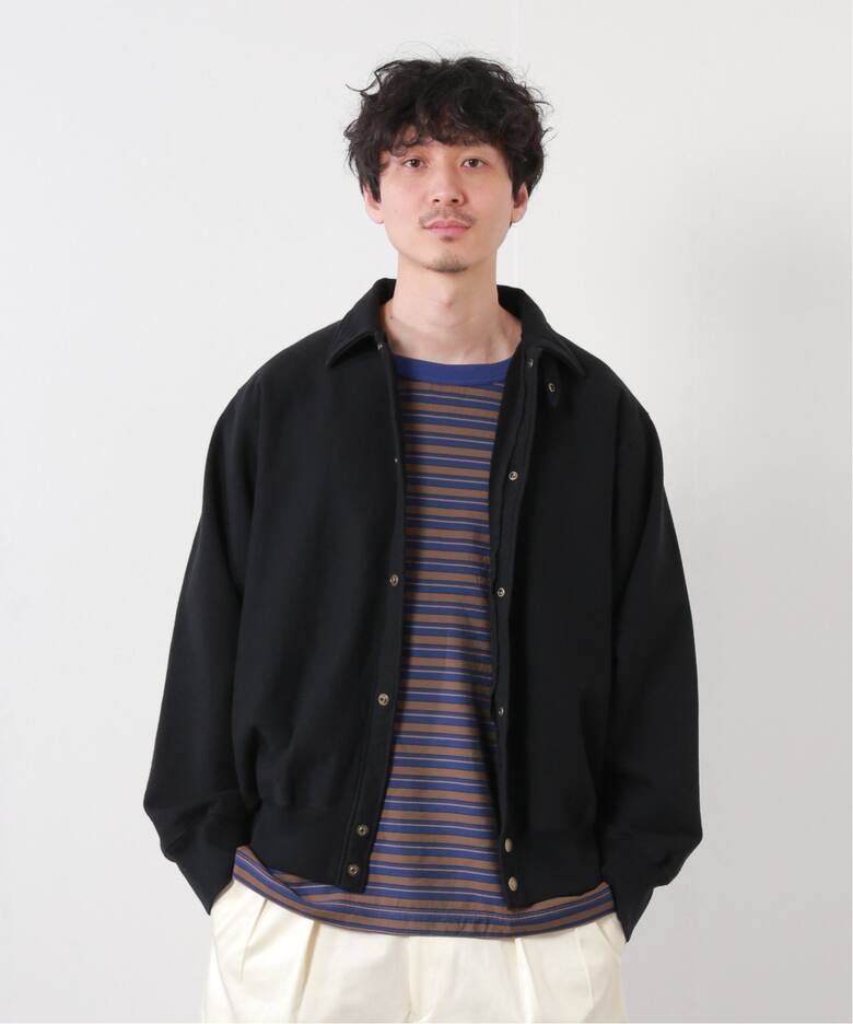 STANDARD JOURNAL / スタンダード ジャーナル】Snap sweat cardigan BY  