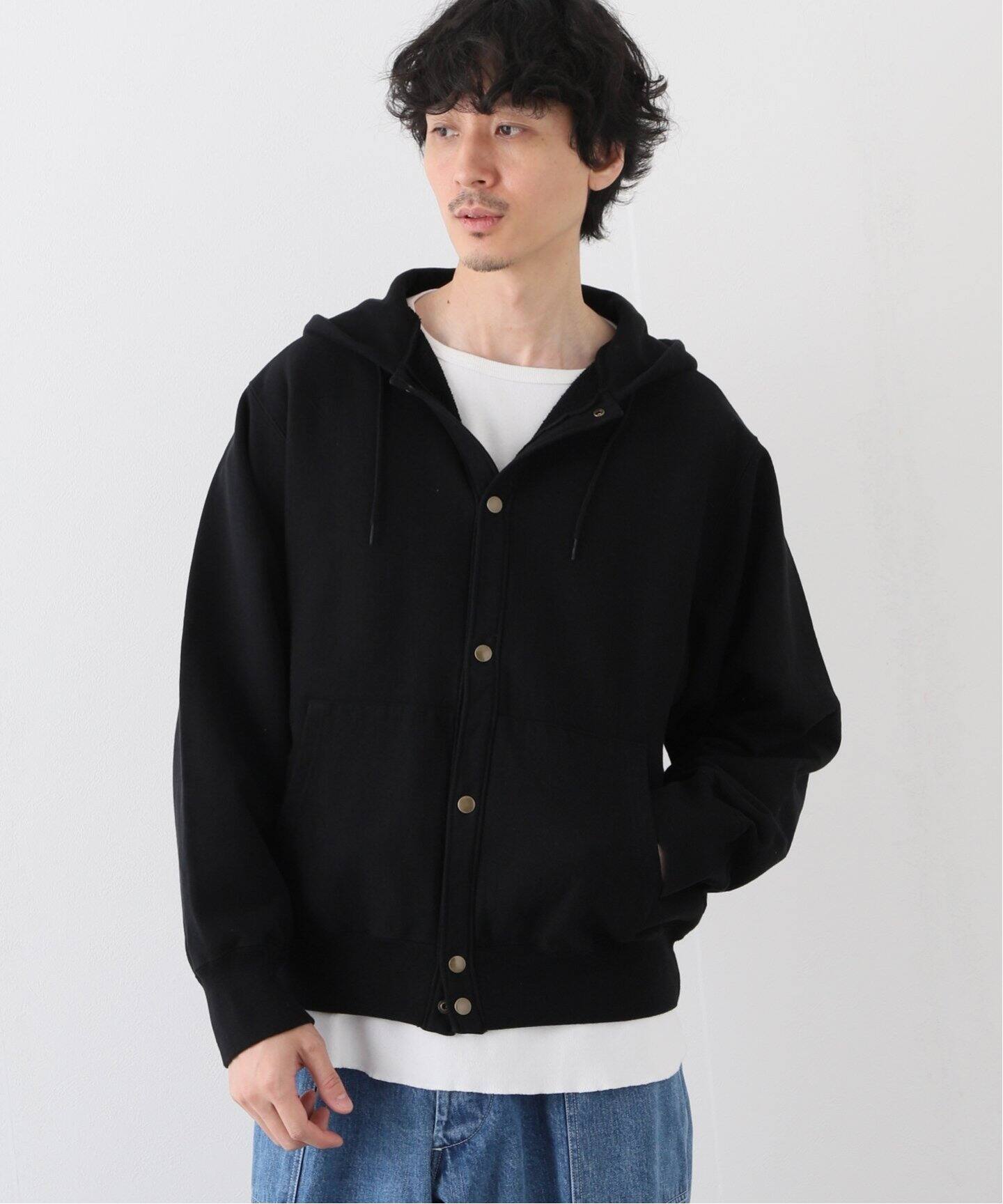 STANDARD JOURNAL / スタンダード ジャーナル】Snap sweat parka 