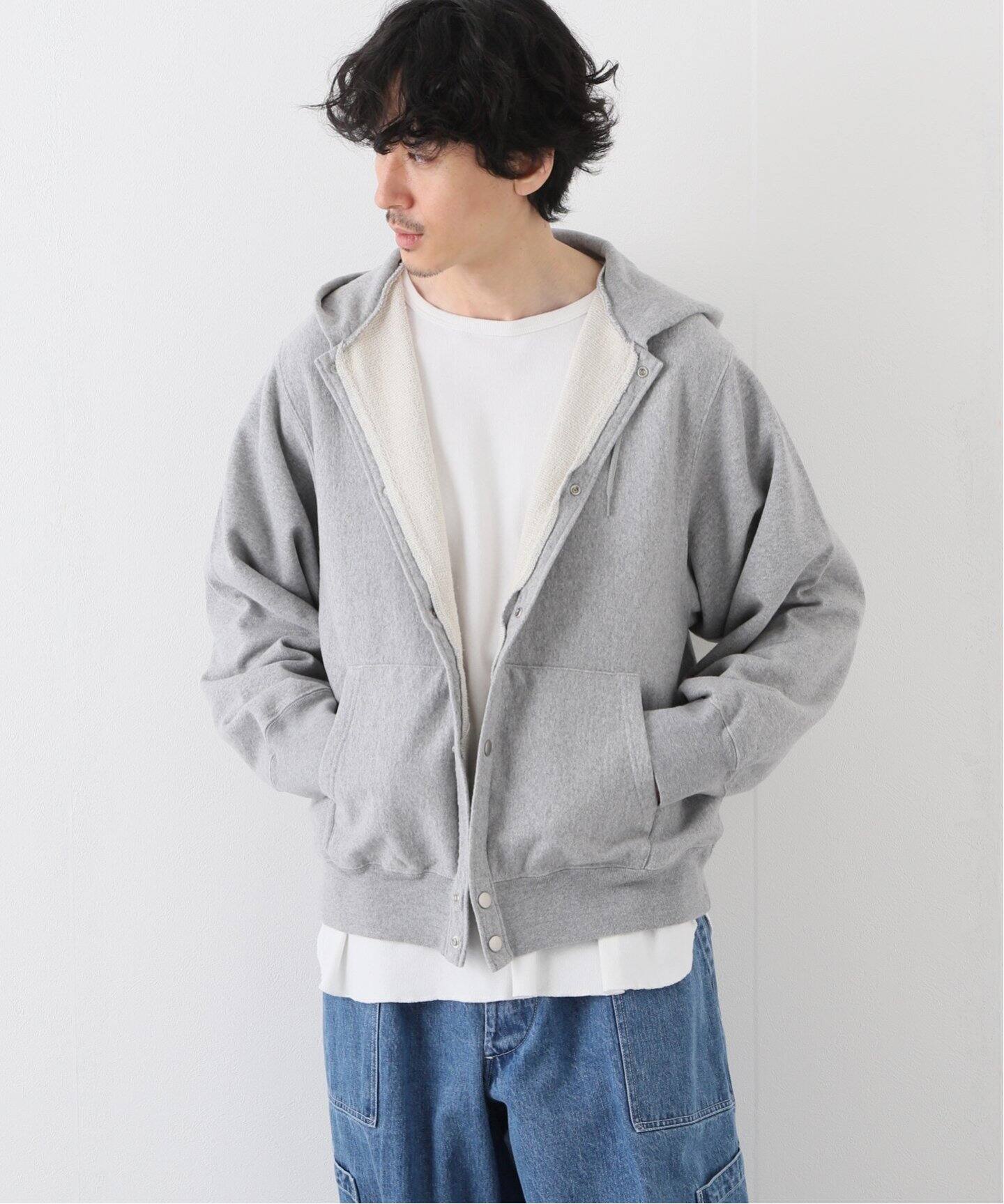 STANDARD JOURNAL / スタンダード ジャーナル】Snap sweat parka 