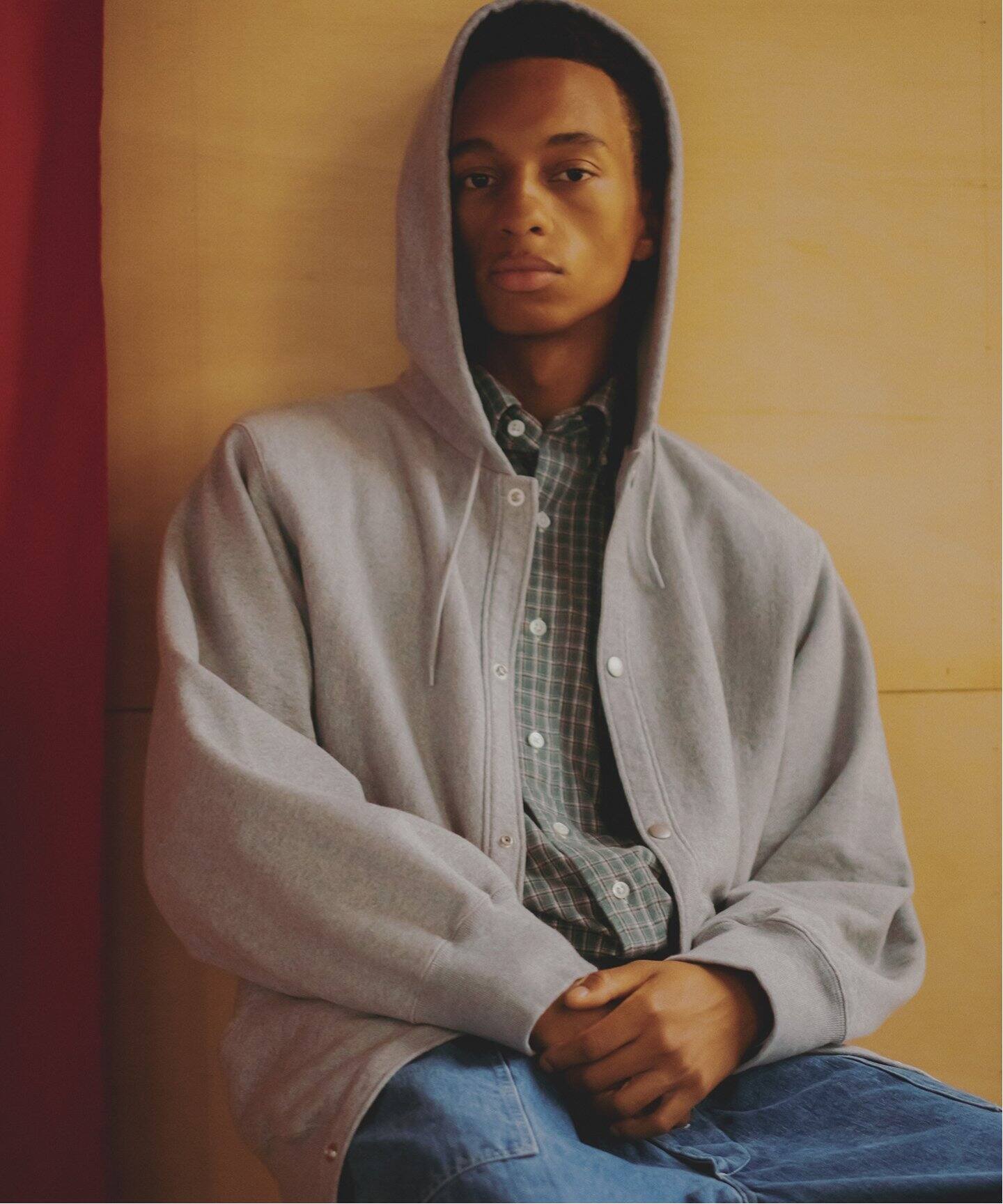 STANDARD JOURNAL / スタンダード ジャーナル】Snap sweat parka 