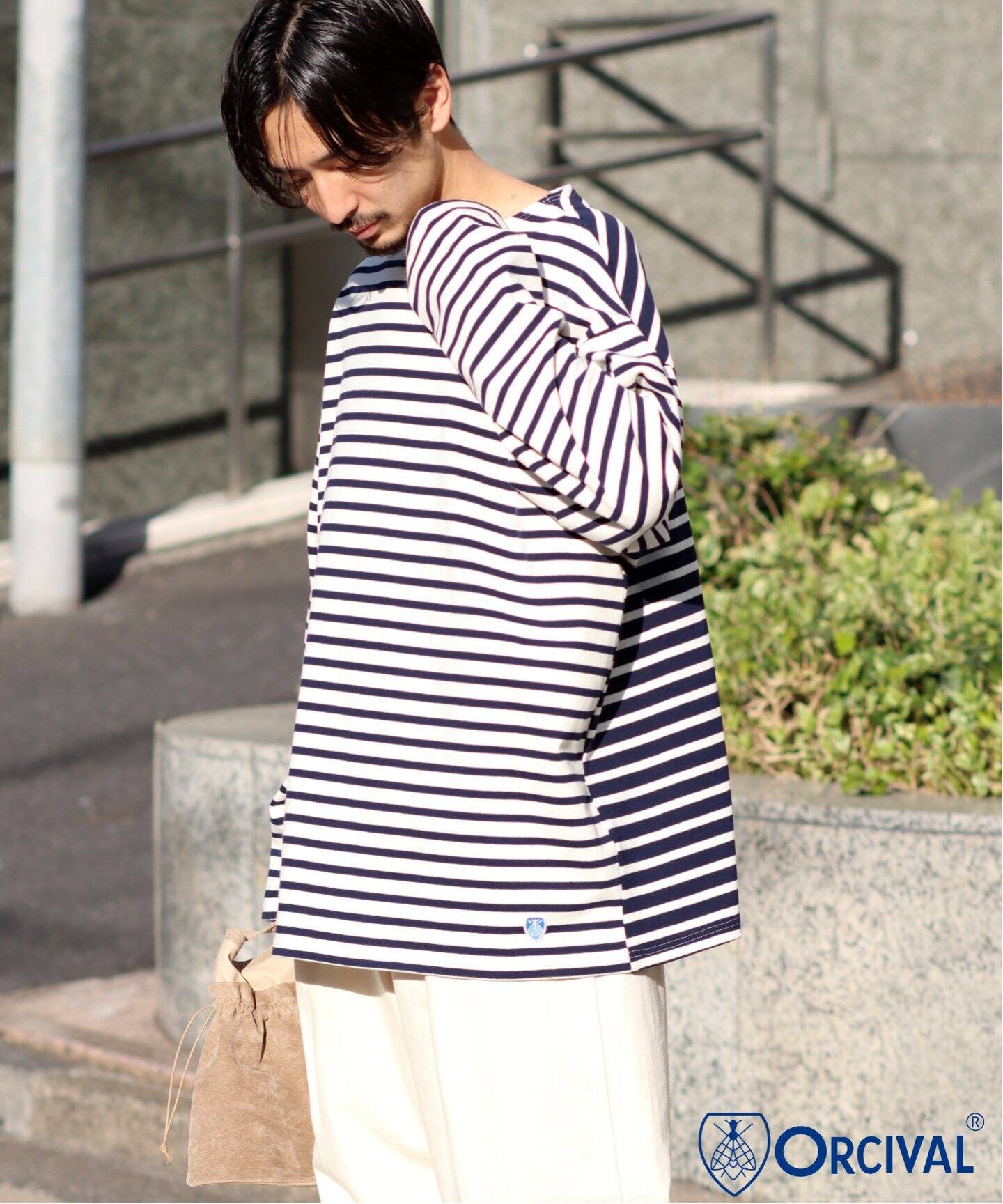 Orcival Js オーシバル 別注 オーバーサイズ バスクシャツ Journal Standard ジャーナルスタンダード 公式のファッション通販 Baycrew S Store