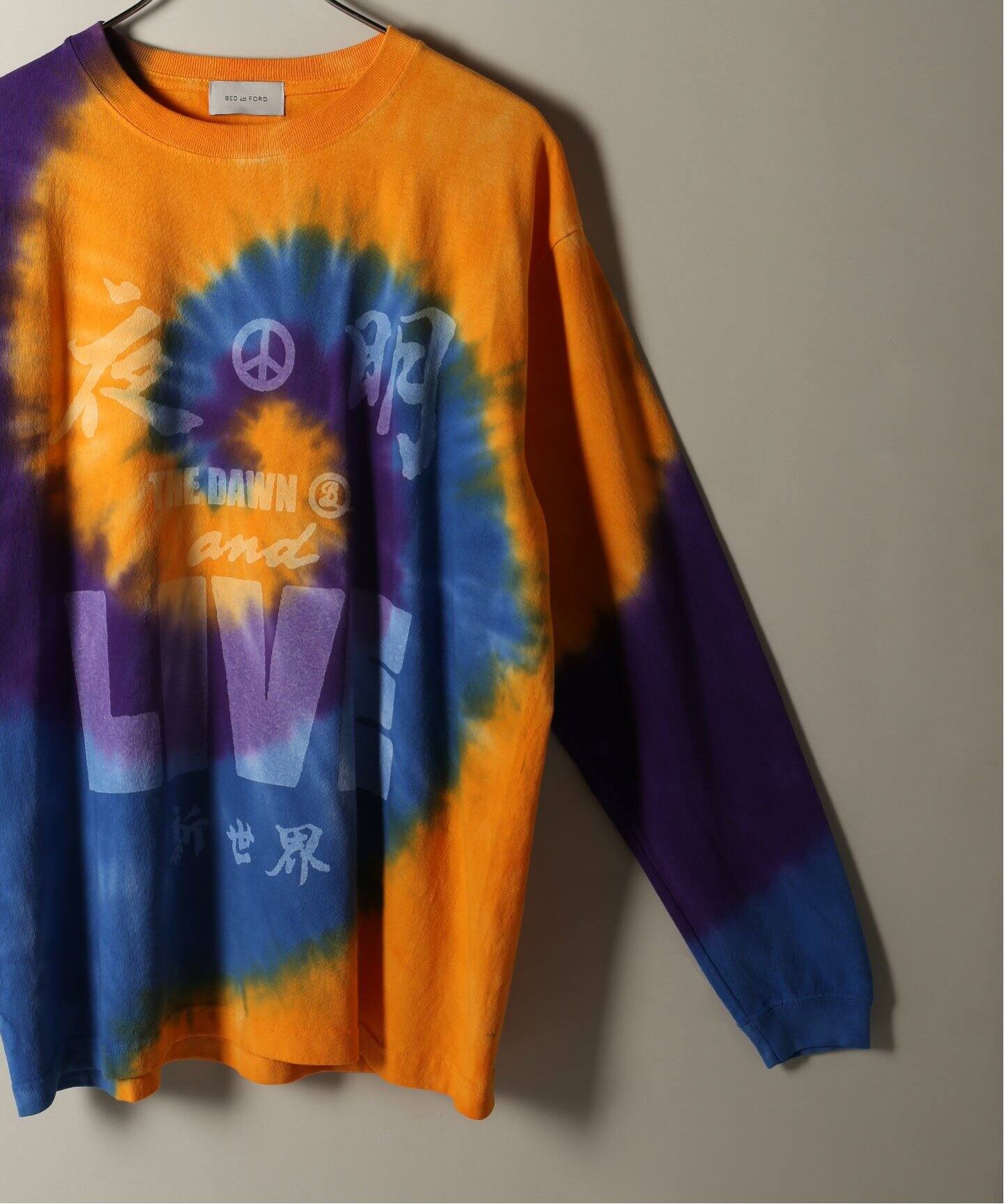 BED J.W. FORD / ベッドフォード】Tyedye Long Sleeve T-shirt（T 