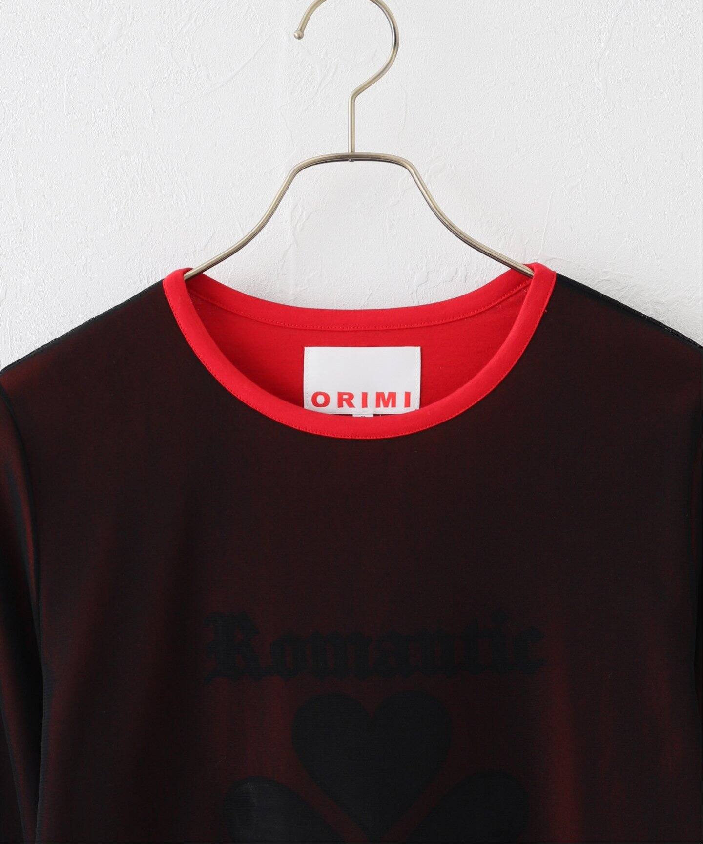 ORIMI/オリミ】 OVERED PATCH T-SHIRT（Tシャツ／カットソー 