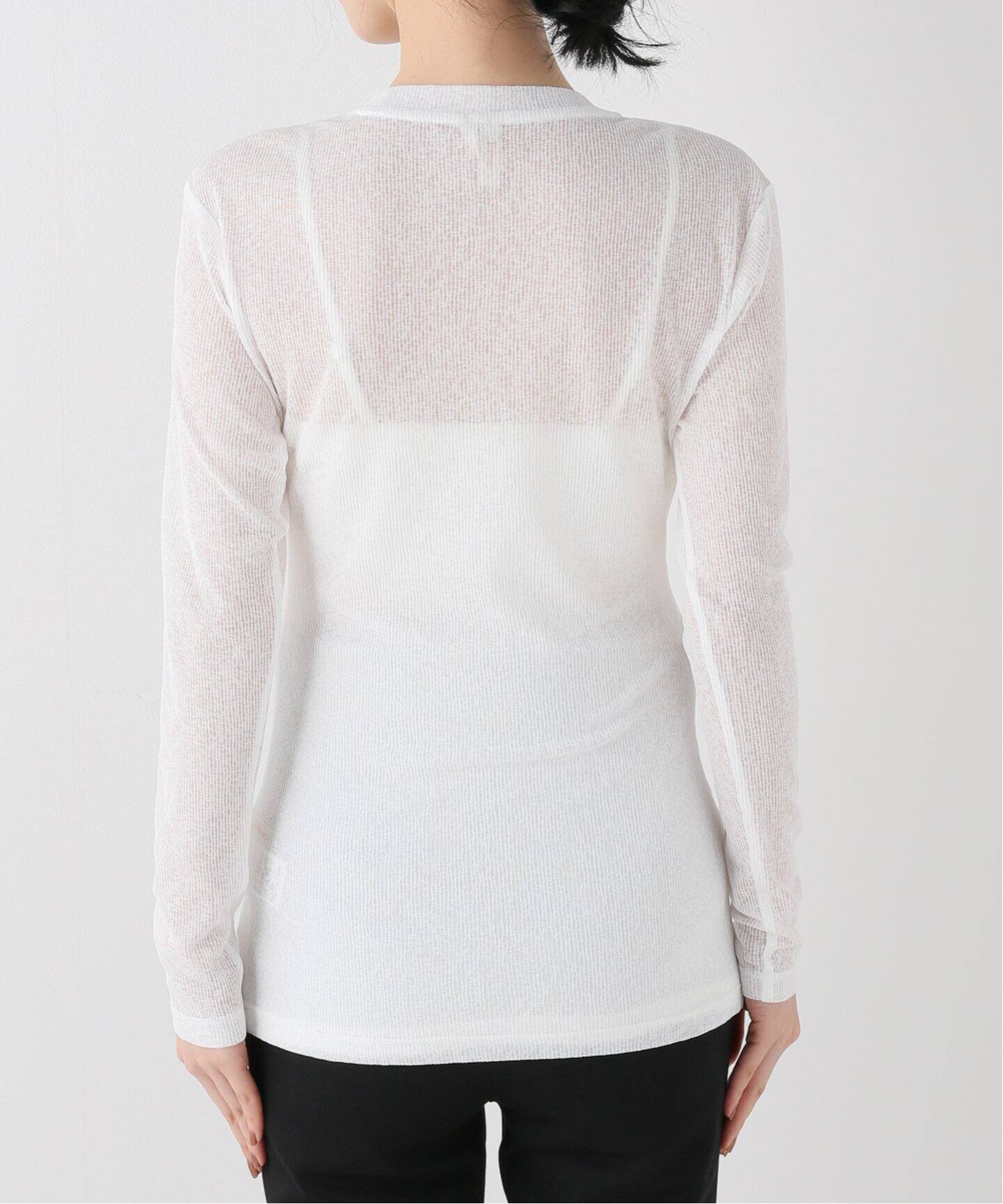 YUHAN WANG/ユハン ワン】printed odd eye cat top（Tシャツ 