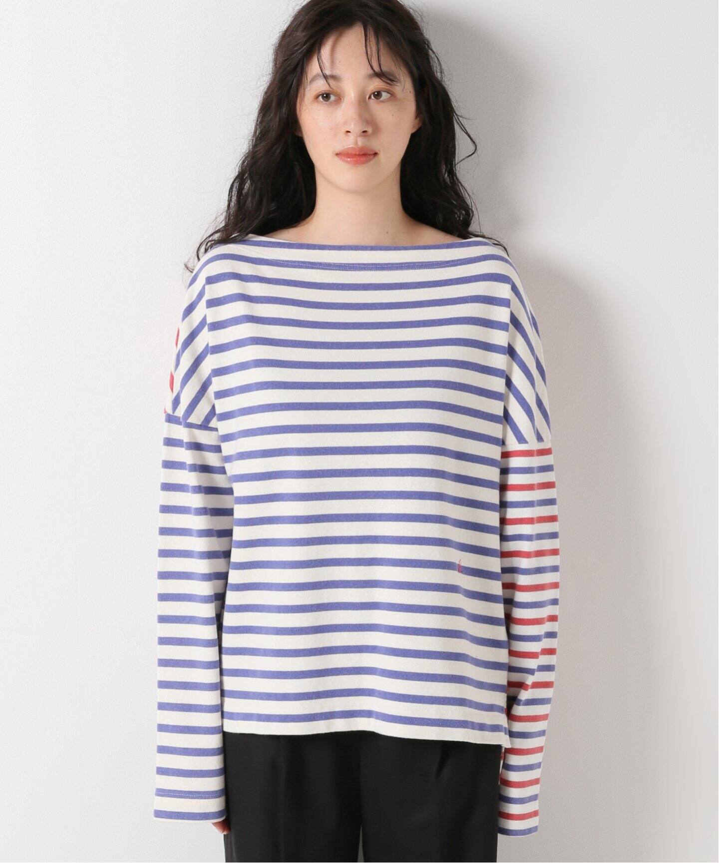 MADISONBLUE/マディソンブルー】BORDER ボートネックプルオーバー(OZW  