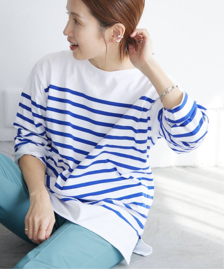 SAINT JAMES/セントジェームス】 NAVAL / ナヴァル ボーダー（Tシャツ 