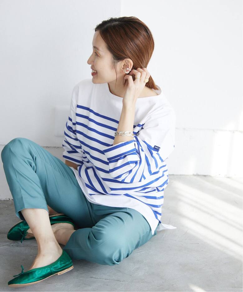 SAINT JAMES/セントジェームス】 NAVAL / ナヴァル ボーダー（Tシャツ 