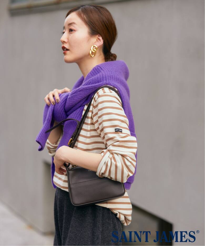 IENA SAINT JAMES 別注 OUESSANT ボーダーカットソー（SAINT JAMES  