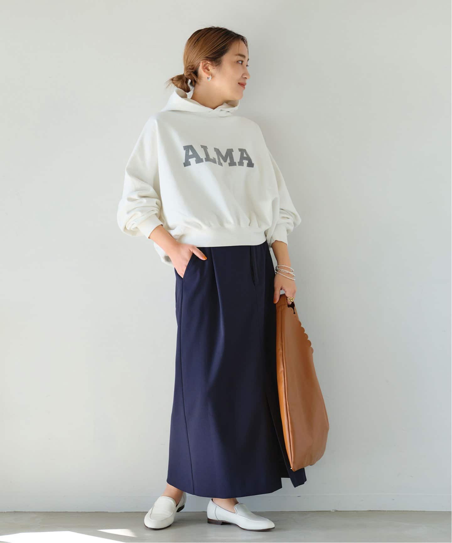 IENA / イエナ | 2023AW | 【R JUBILEE / アール ジュビリー】別注 LOGO SWEAT SHIRT ロゴスウェット | F | ブラック | レディース IENA / イエナ | 2023AW | 【R JUBILEE / アール ジュビリー】別注