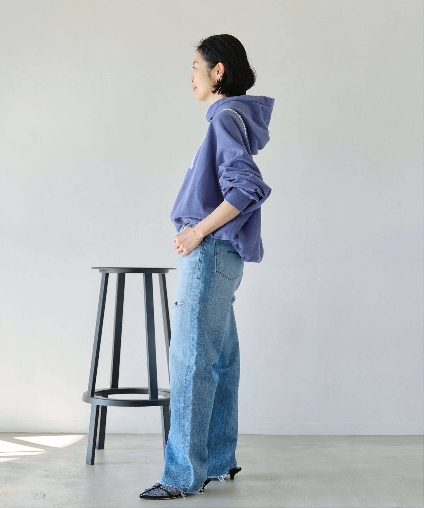 R JUBILEE/アール ジュビリー】別注 ALMA プリント スウェット