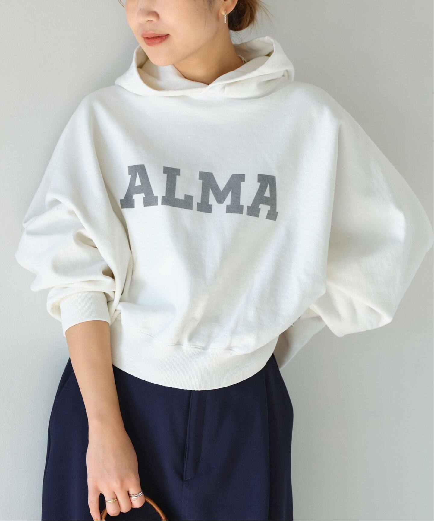 R JUBILEE/アール ジュビリー】別注 ALMA プリント スウェット 