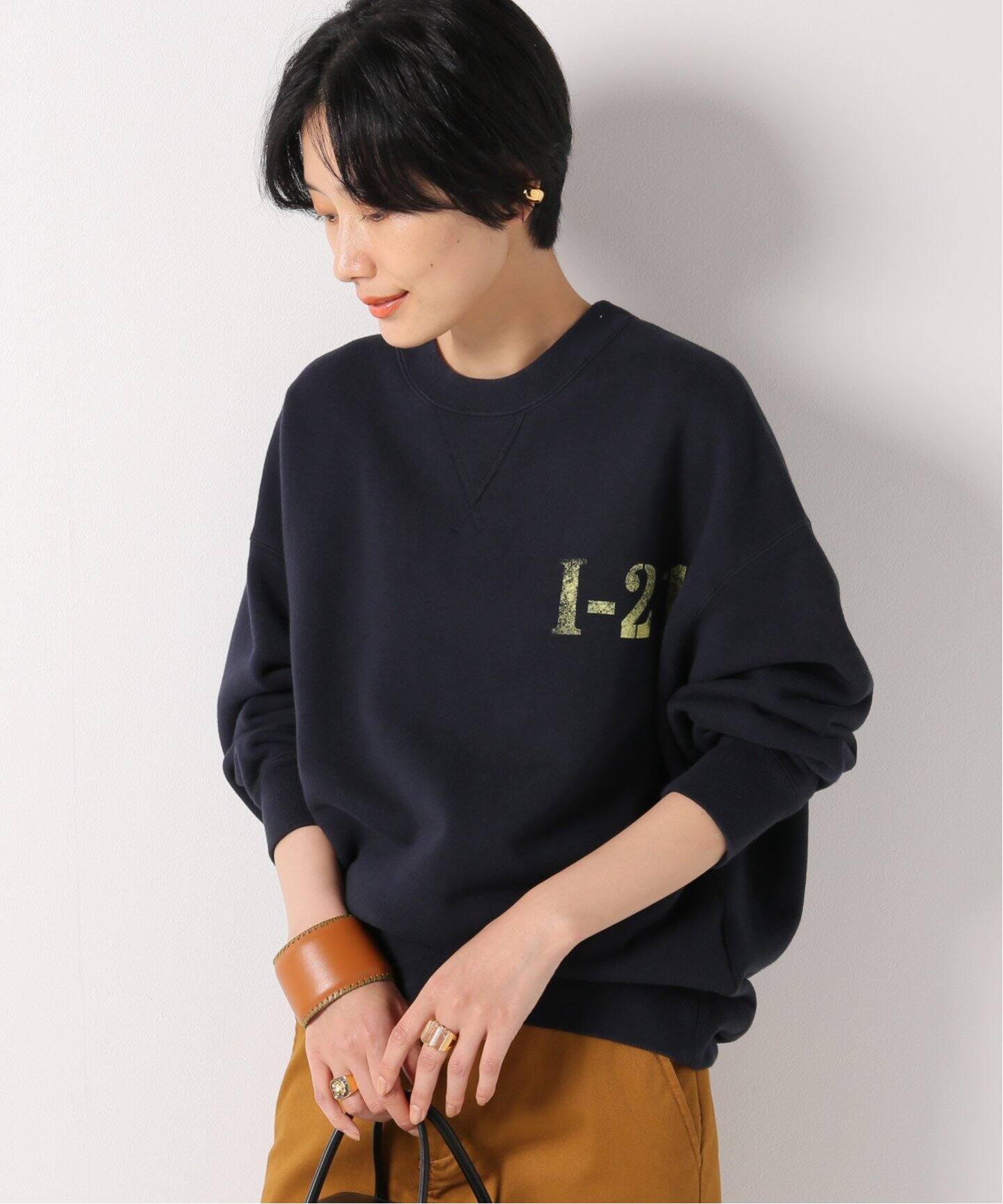 INSCRIRE/アンスクリア】クルーネックスウェット（Tシャツ／カットソー  