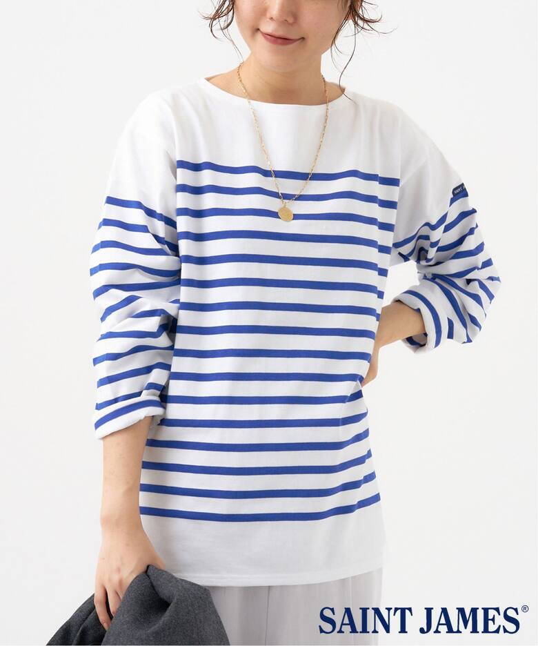 SAINT JAMES/セントジェームス】 NAVAL / ナヴァル ボーダー（Tシャツ 