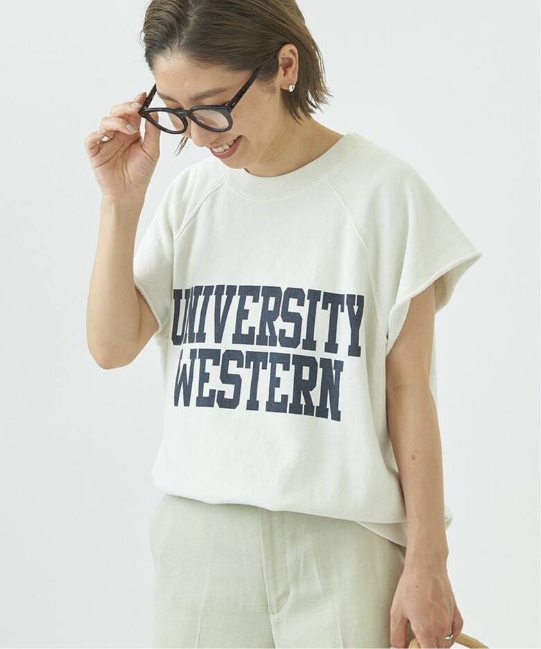 ナンバリングカットオフスウェット（Tシャツ／カットソー）｜Plage 