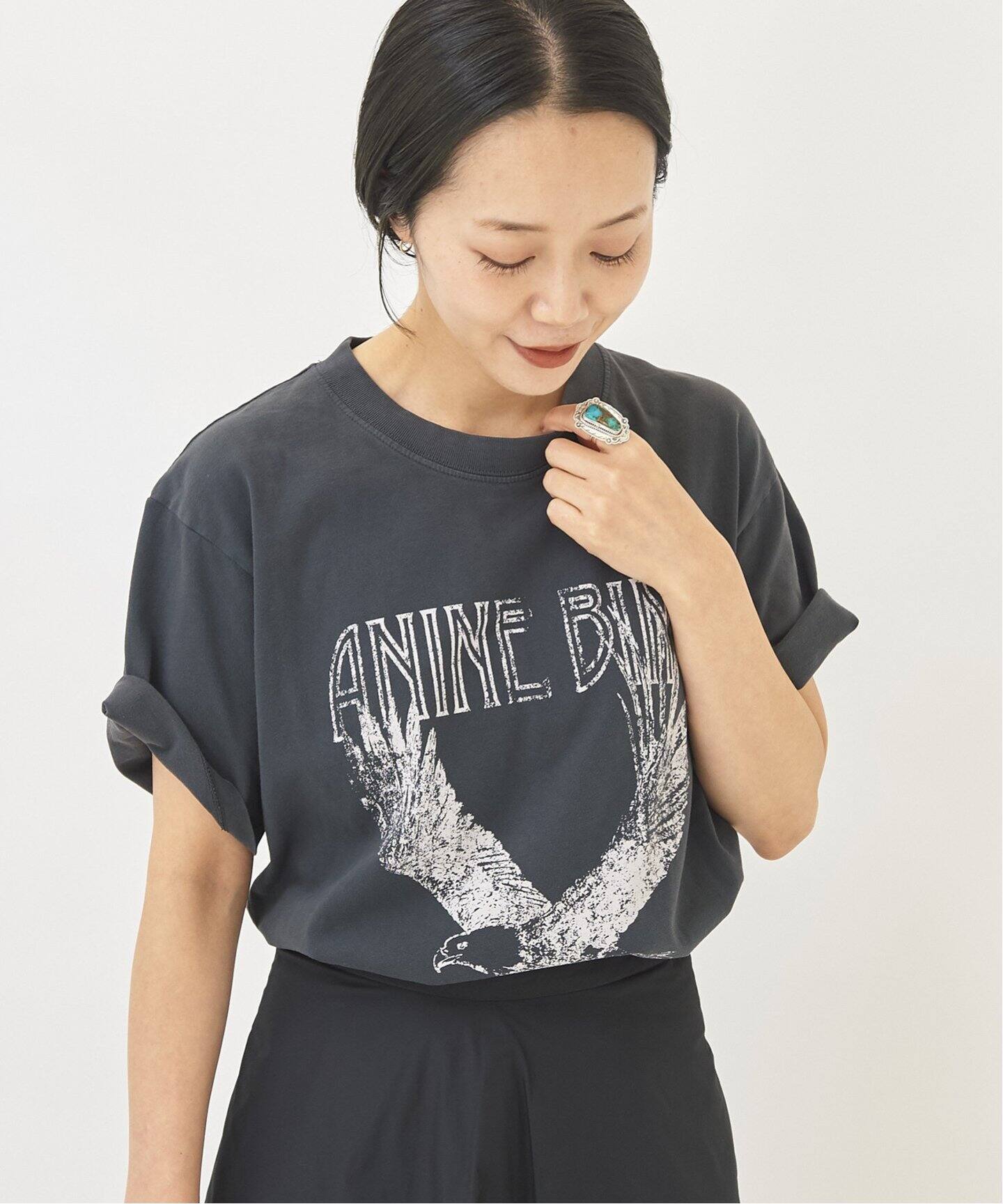 ANINE BING/アニービン WALKER TEE SPOTTED LEOPARD Tシャツ（Tシャツ 