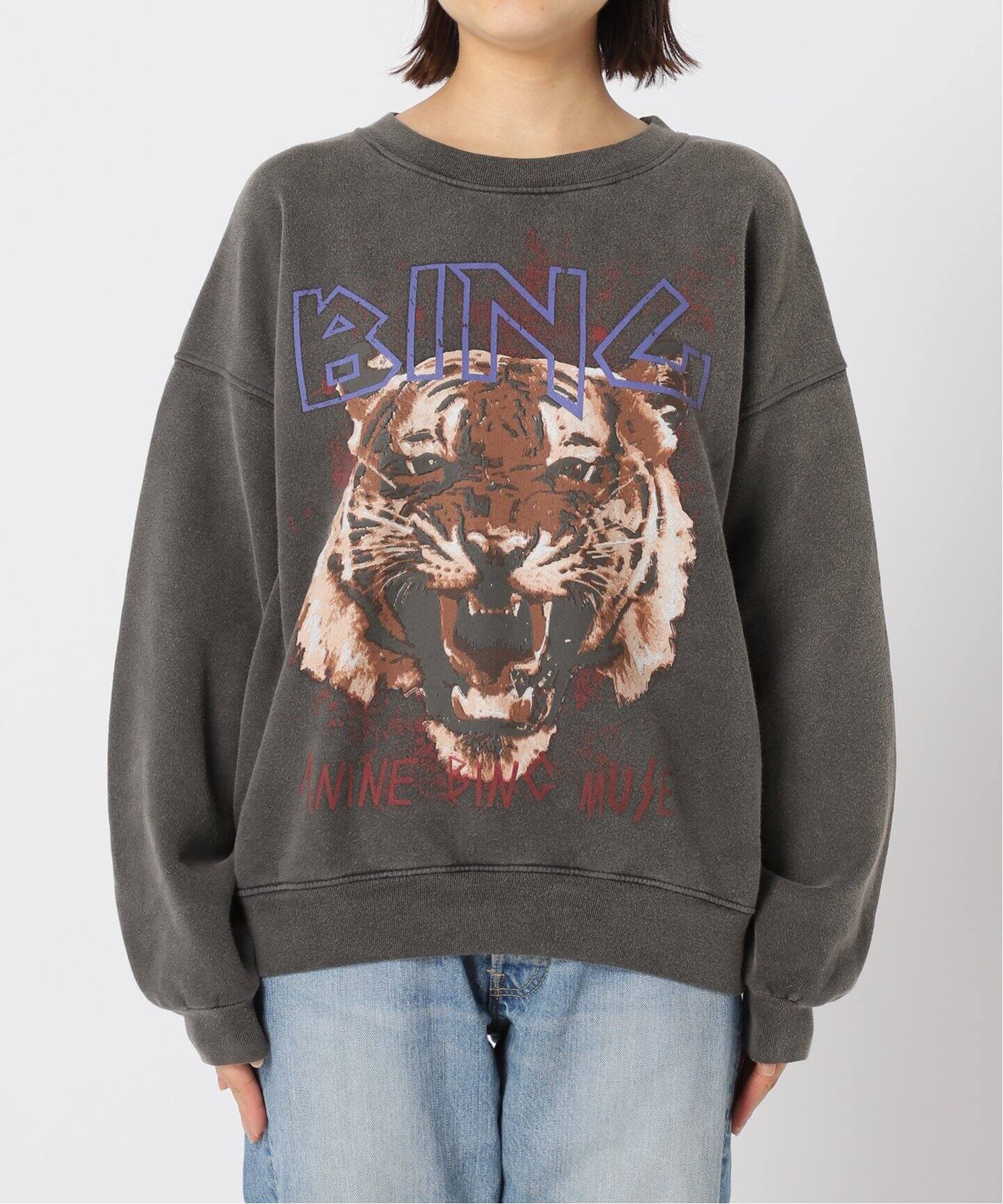 ANINE BING/アニービン】TIGER スウェットシャツ（Tシャツ／カットソー 