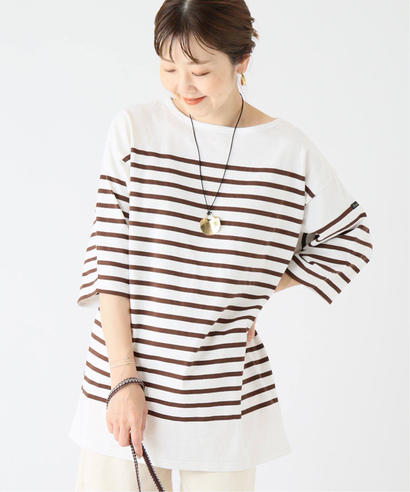 LE MINOR/ルミノア 】SP VOLUME SL BDR Tシャツ（Tシャツ／カットソー 