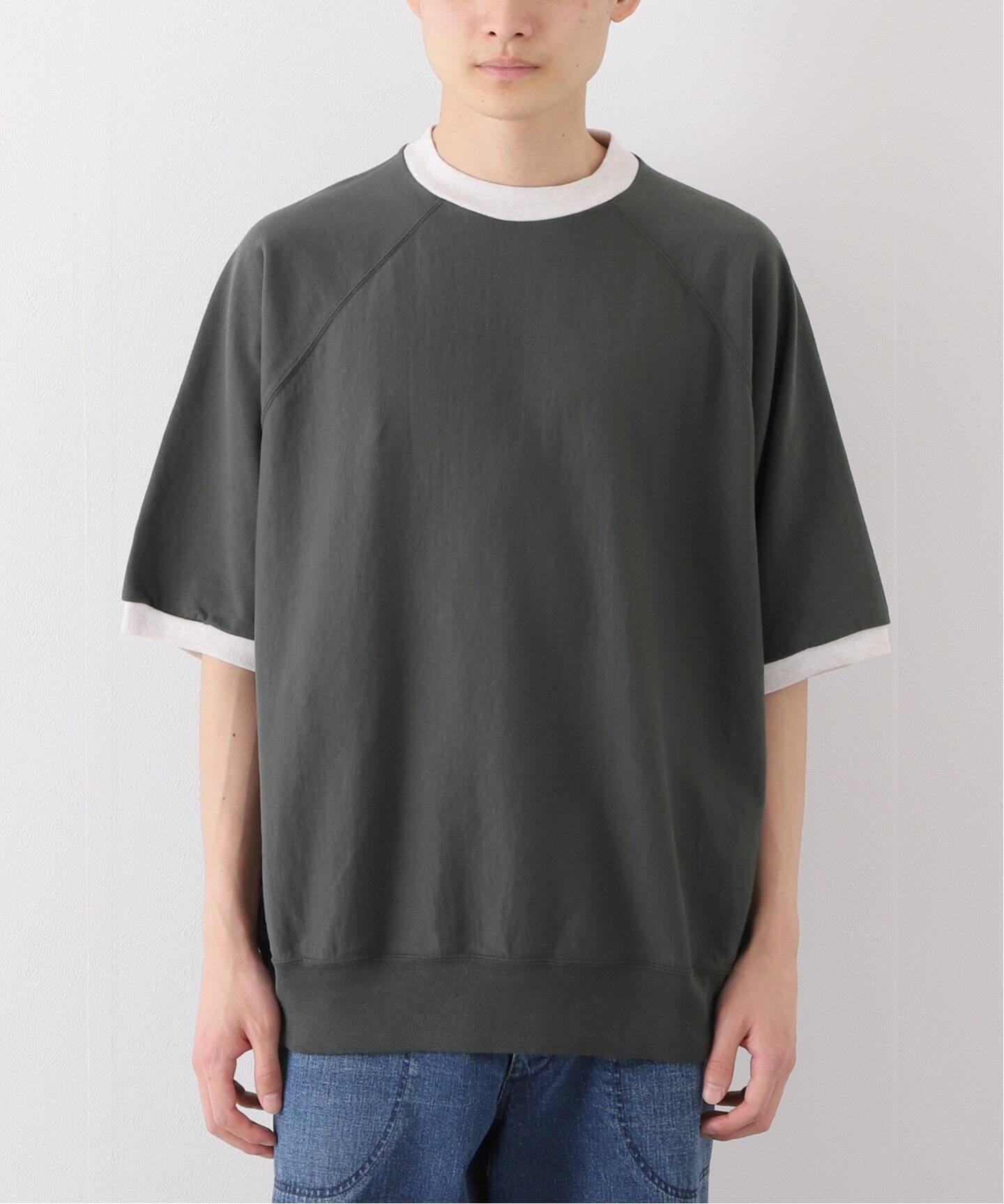 blurhms / ブラームス】別注 Light Sweat Ringer（Tシャツ／カットソー 