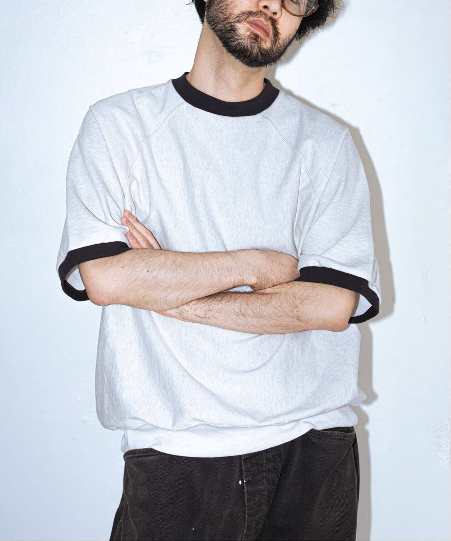 blurhms / ブラームス】別注 Light Sweat Ringer（Tシャツ／カットソー 