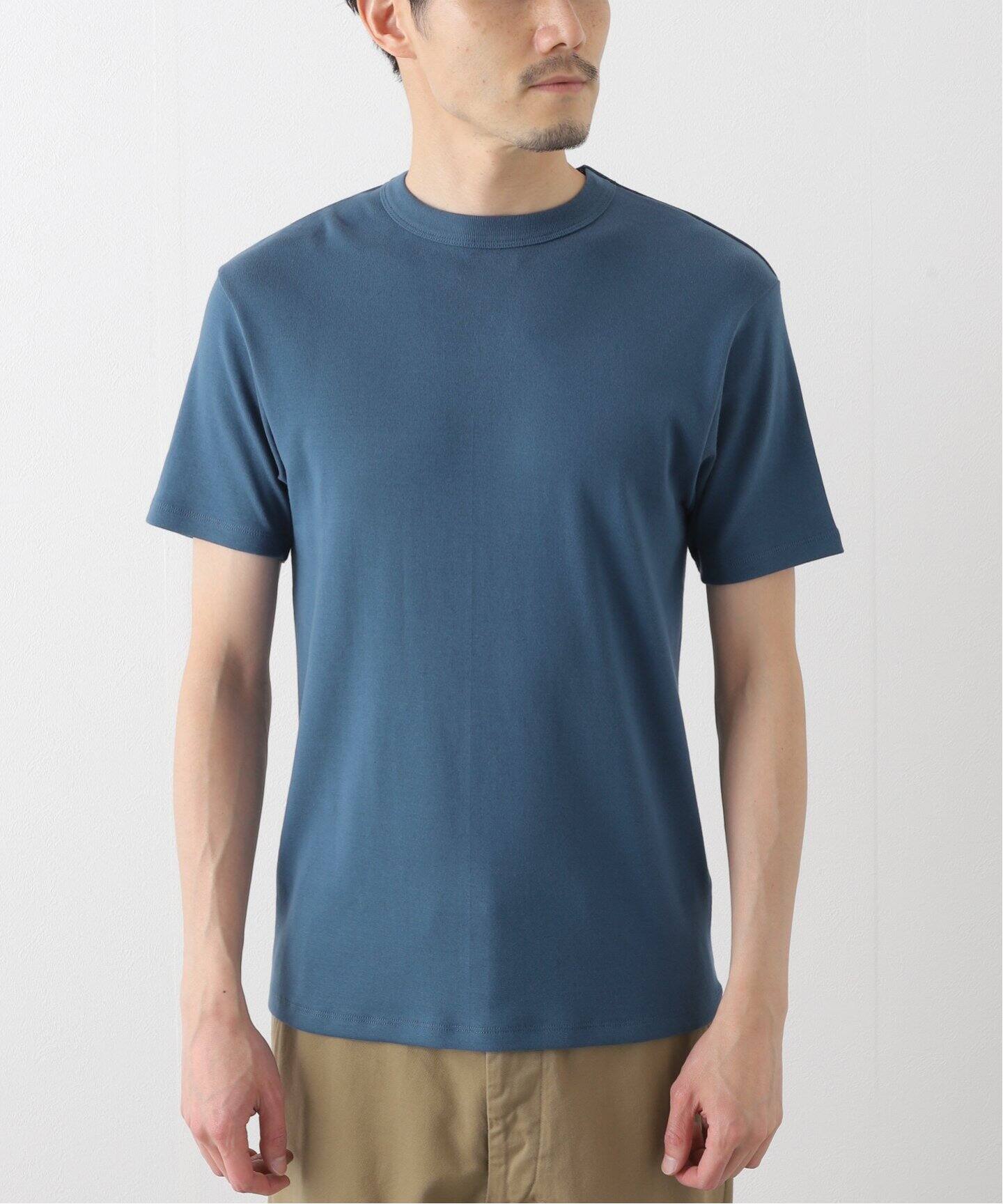 美品 2024年モデル L'ECHOPPE LE レショップ シャツ ブルー 美品 2024年モデル L'ECHOPPE LE レショップ シャツ ブルー